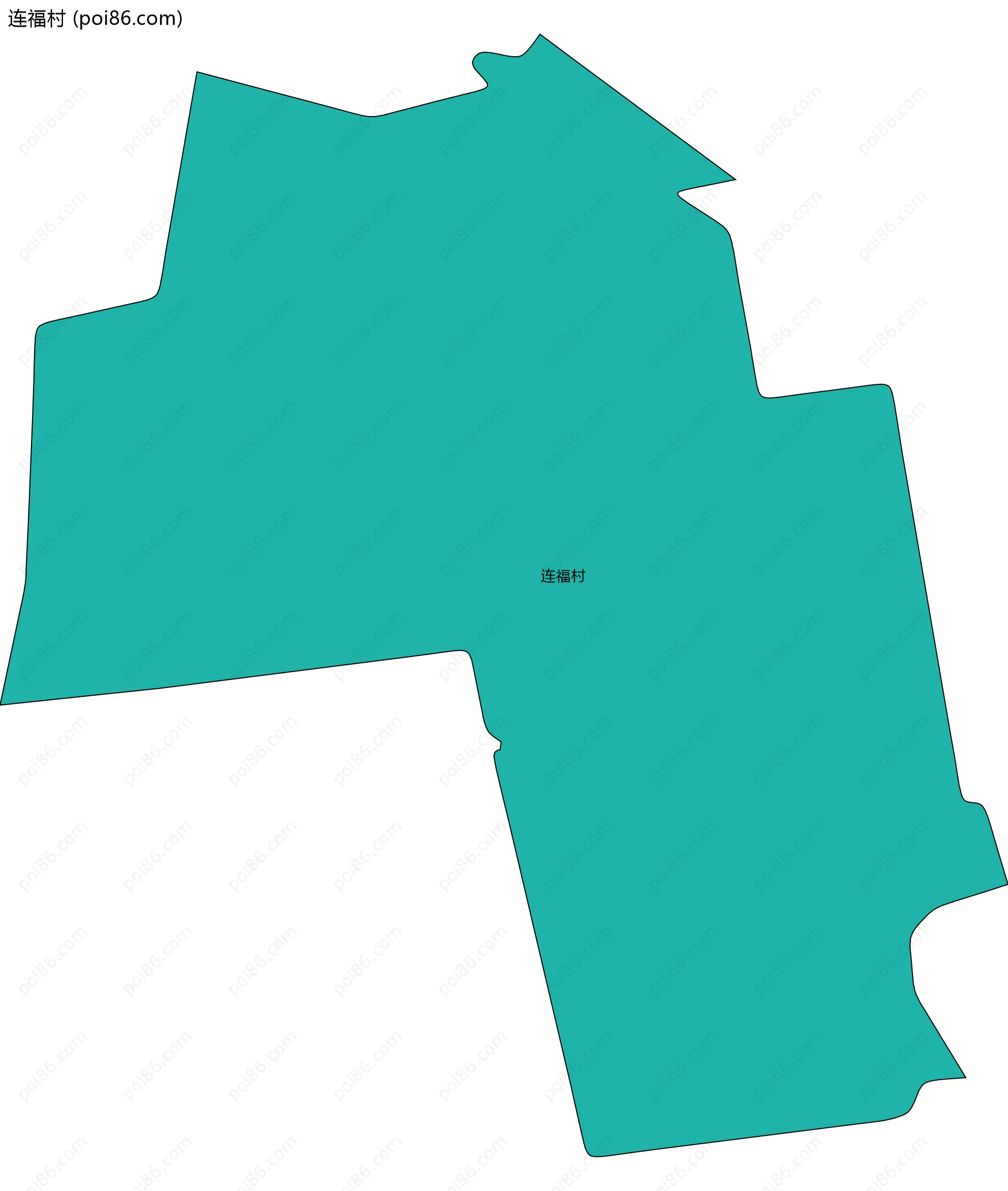 连福村边界地图