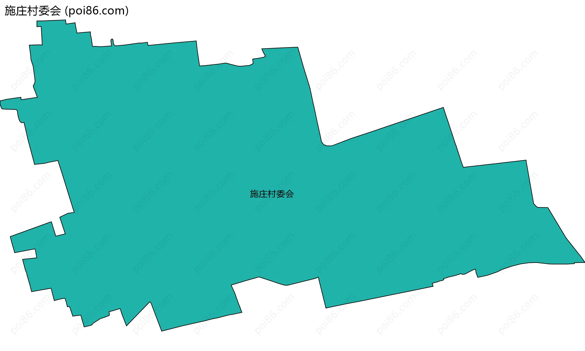 施庄村委会边界地图