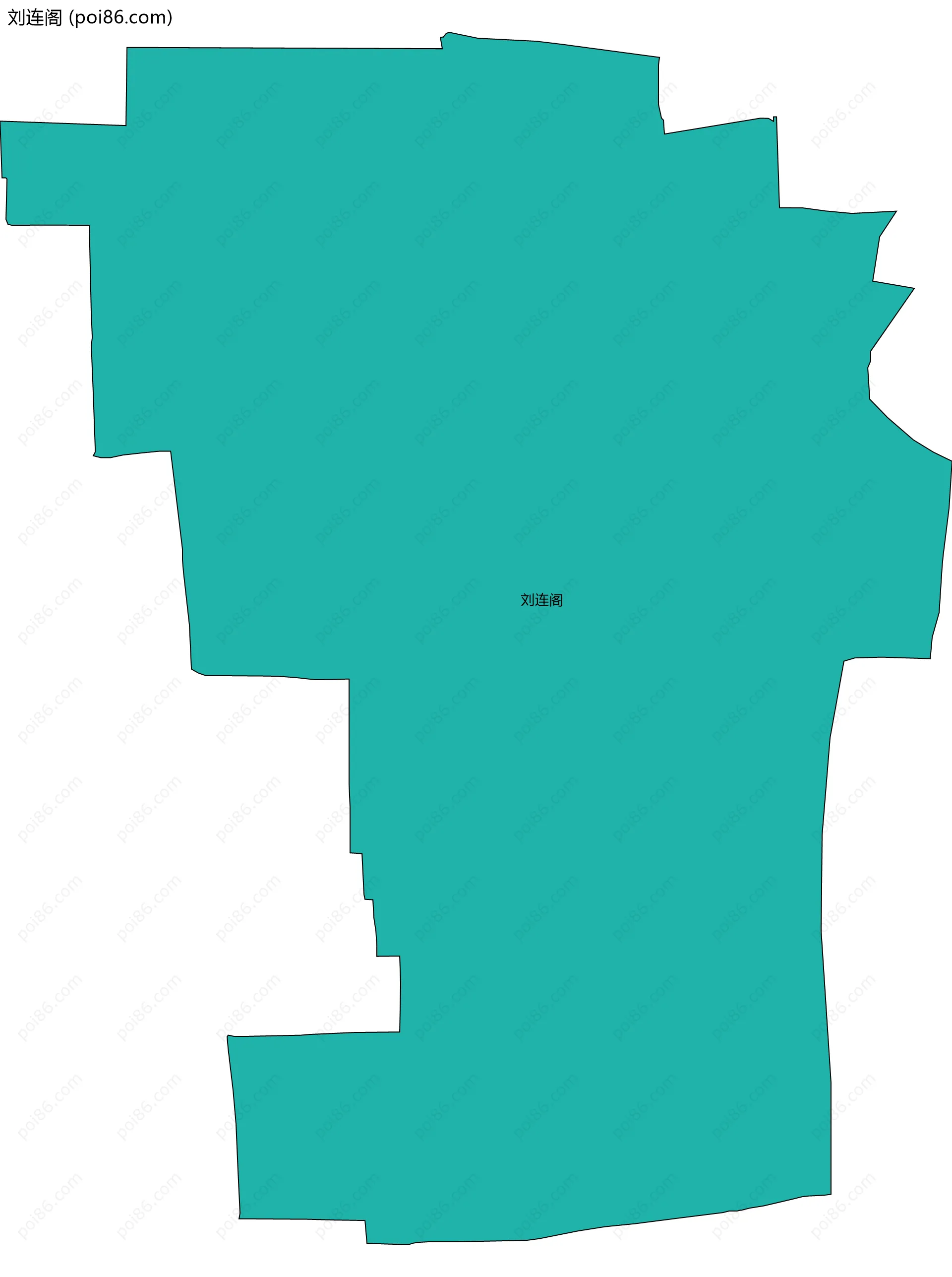 刘连阁边界地图