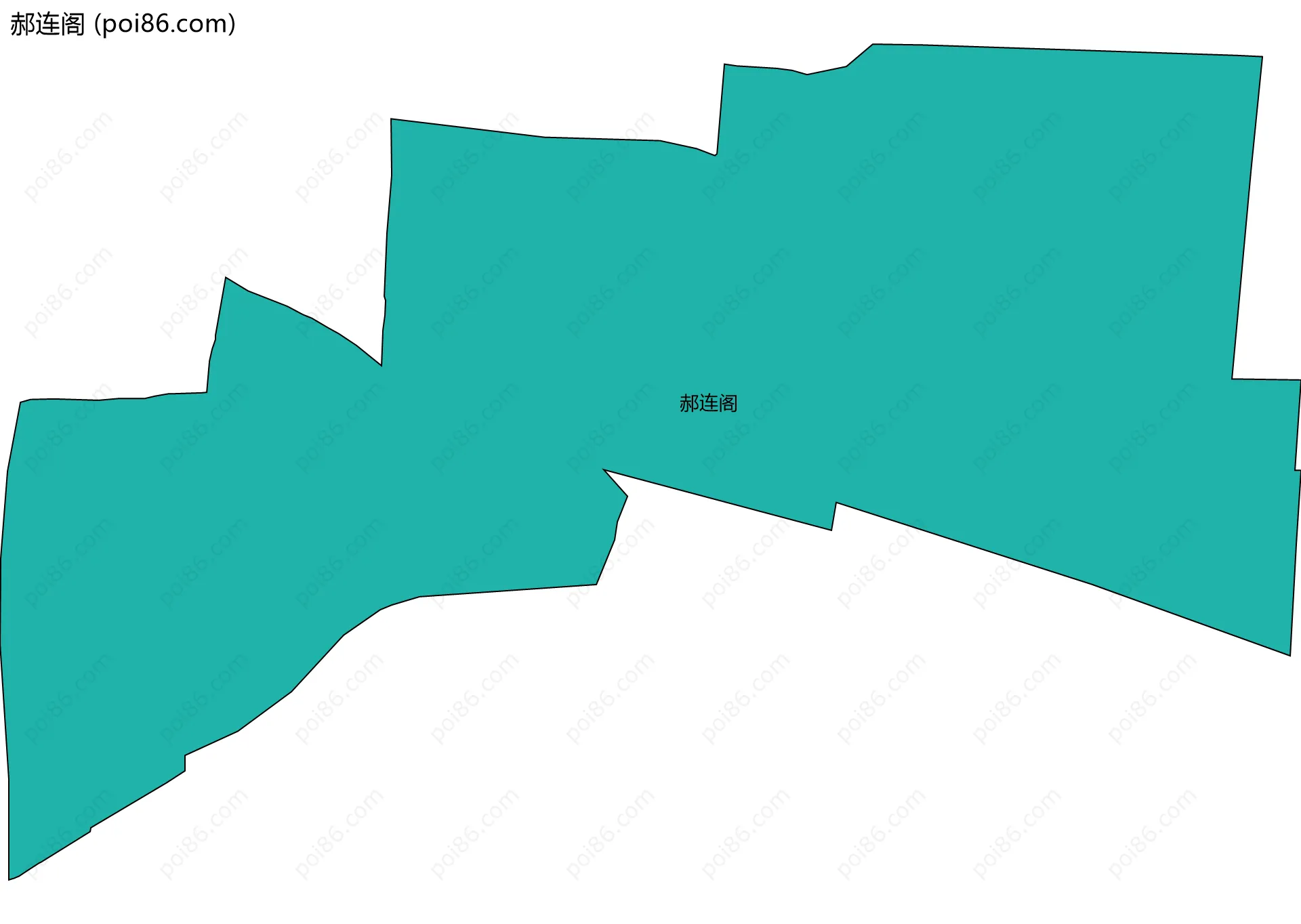 郝连阁边界地图