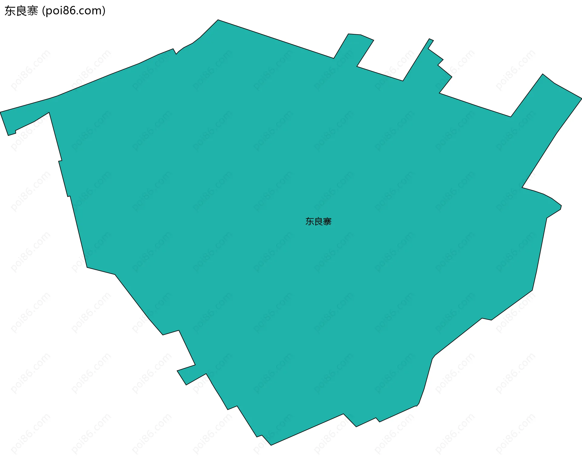 东良寨边界地图
