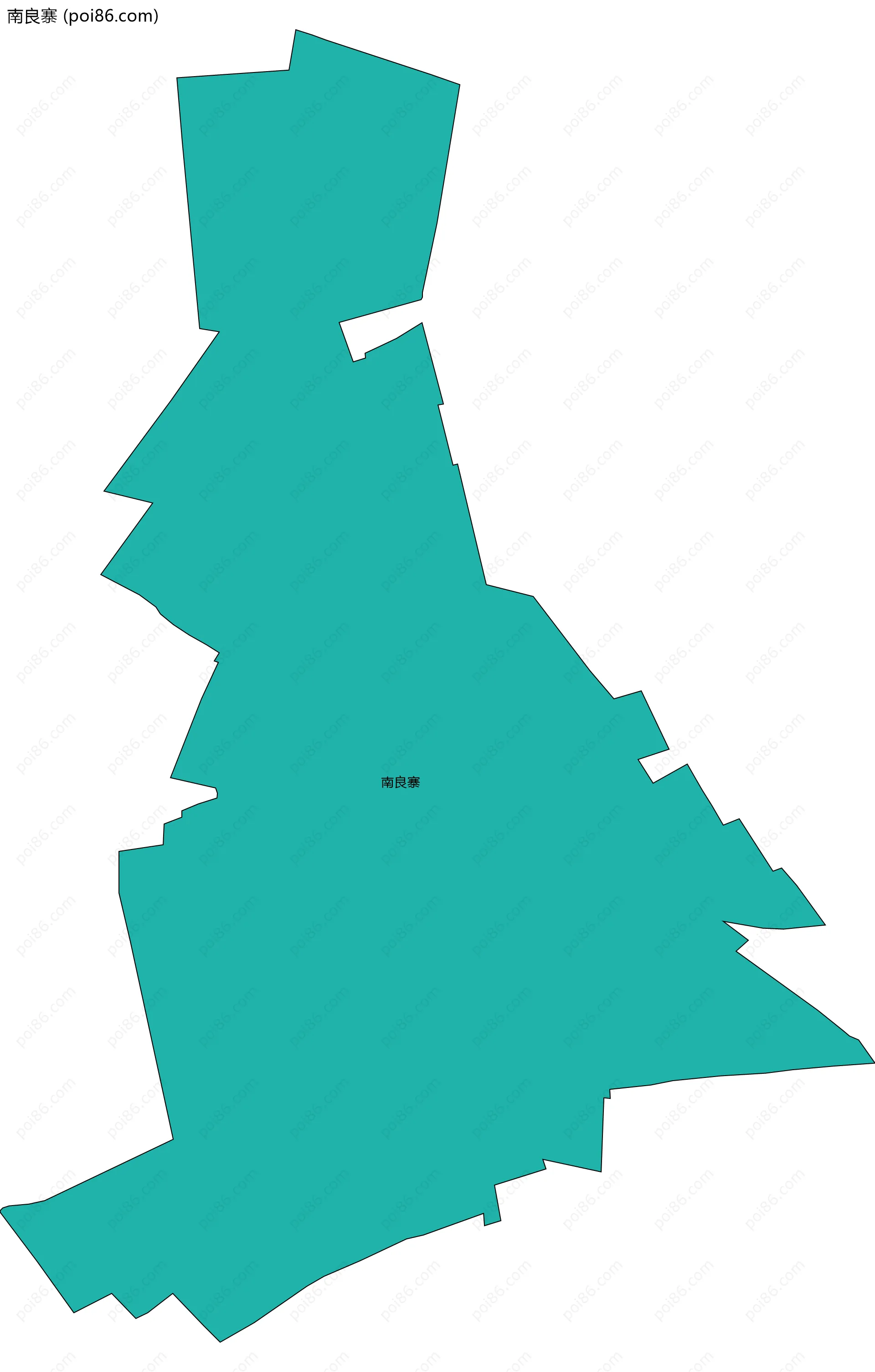 南良寨边界地图