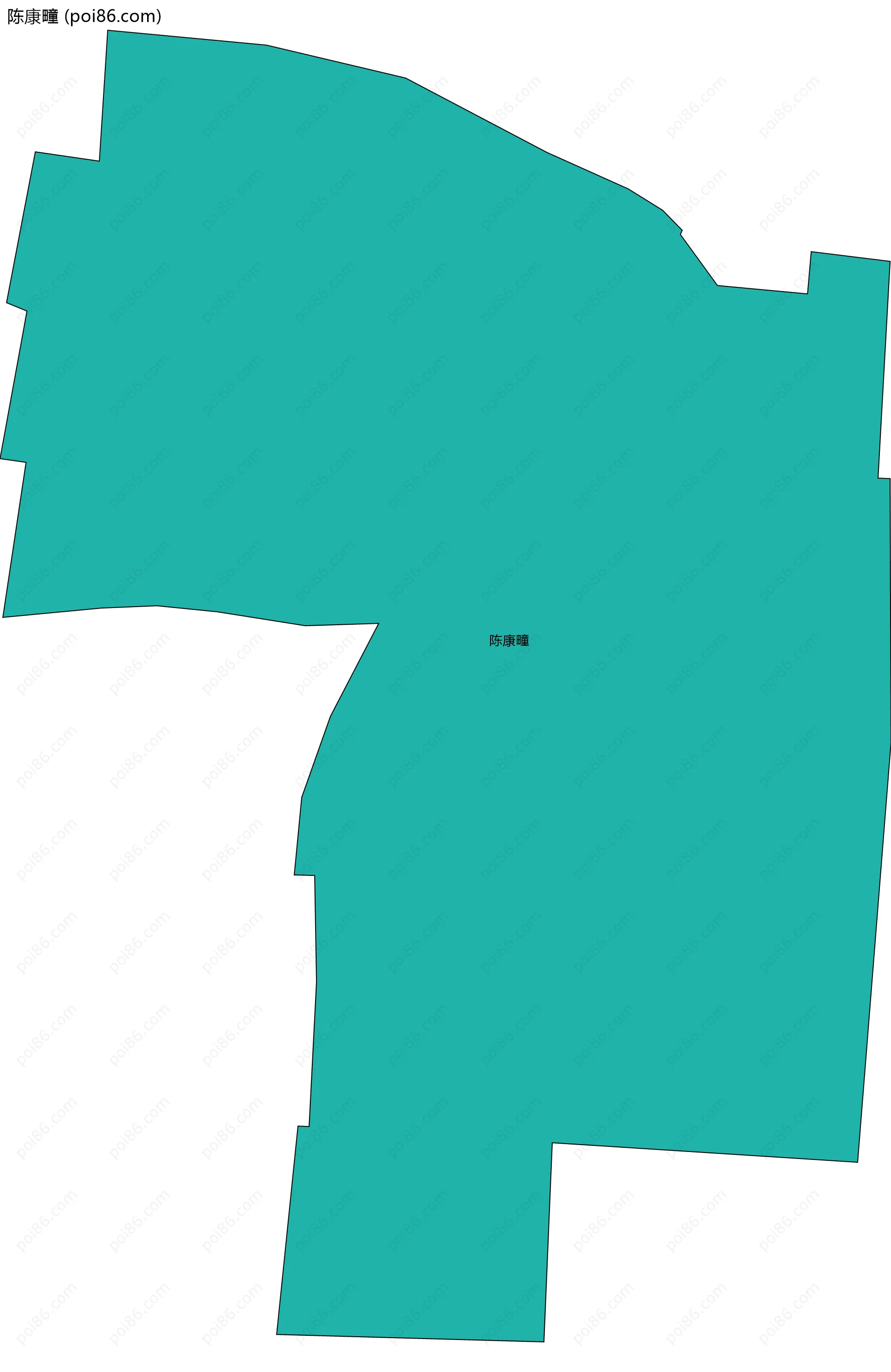 陈康疃边界地图