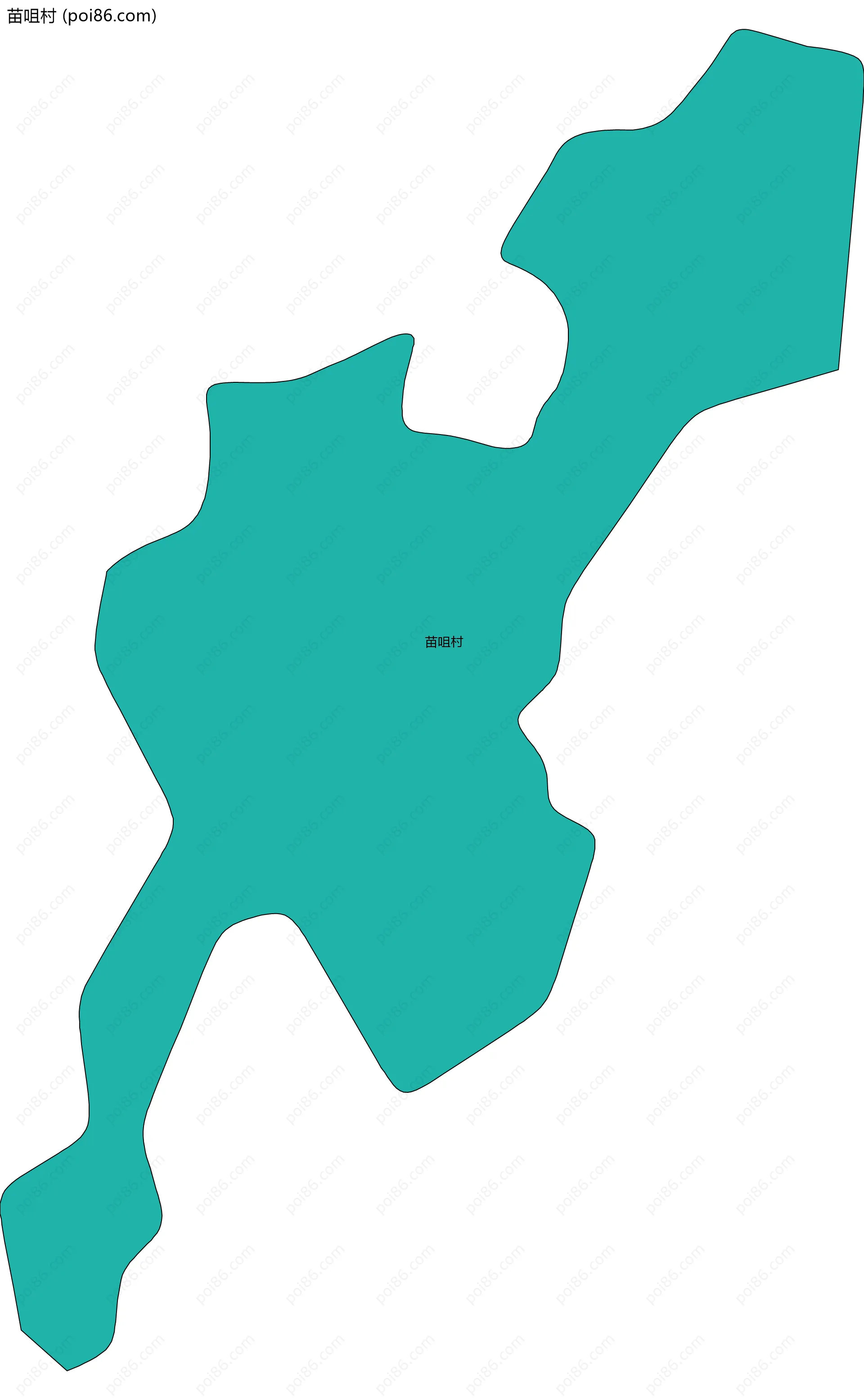 苗咀村边界地图