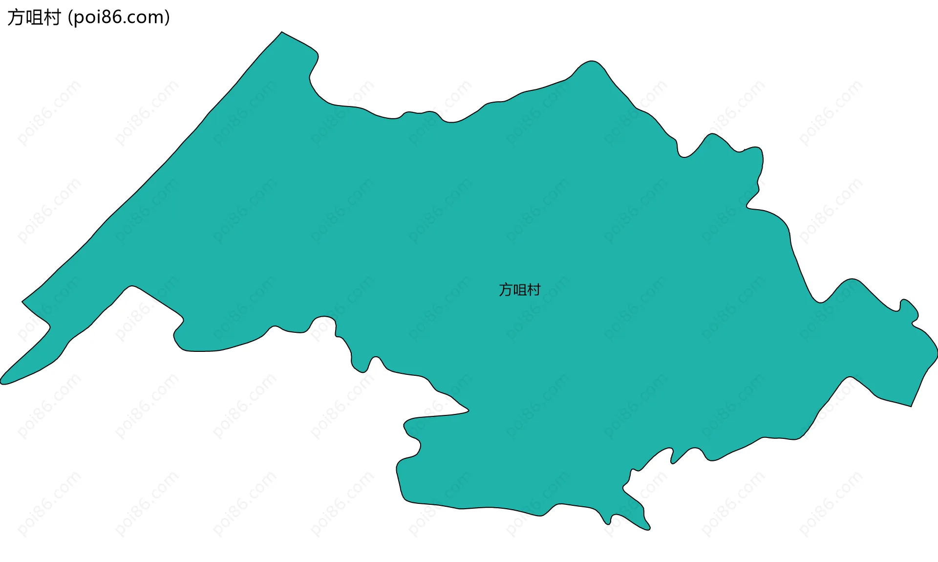 方咀村边界地图