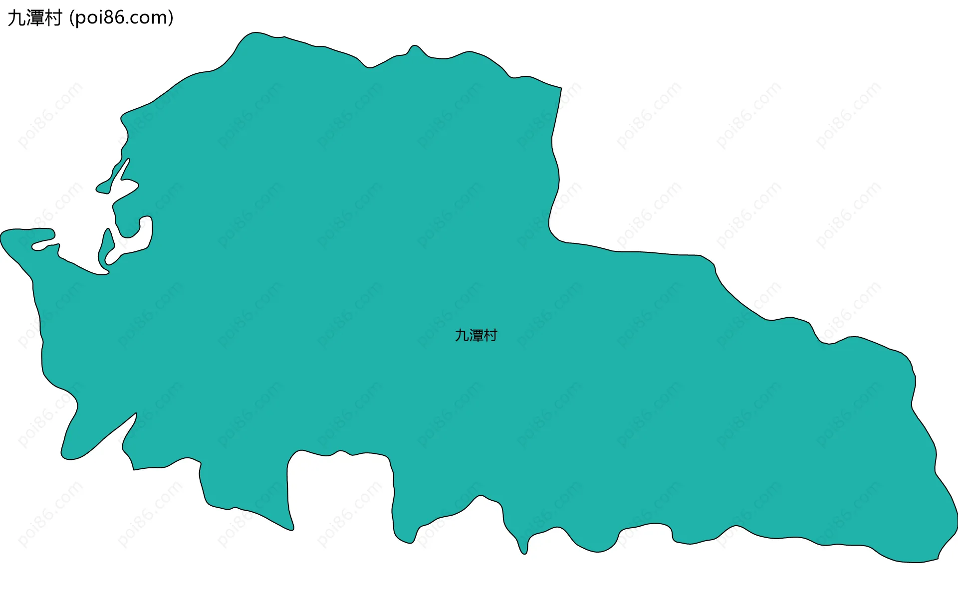 九潭村边界地图
