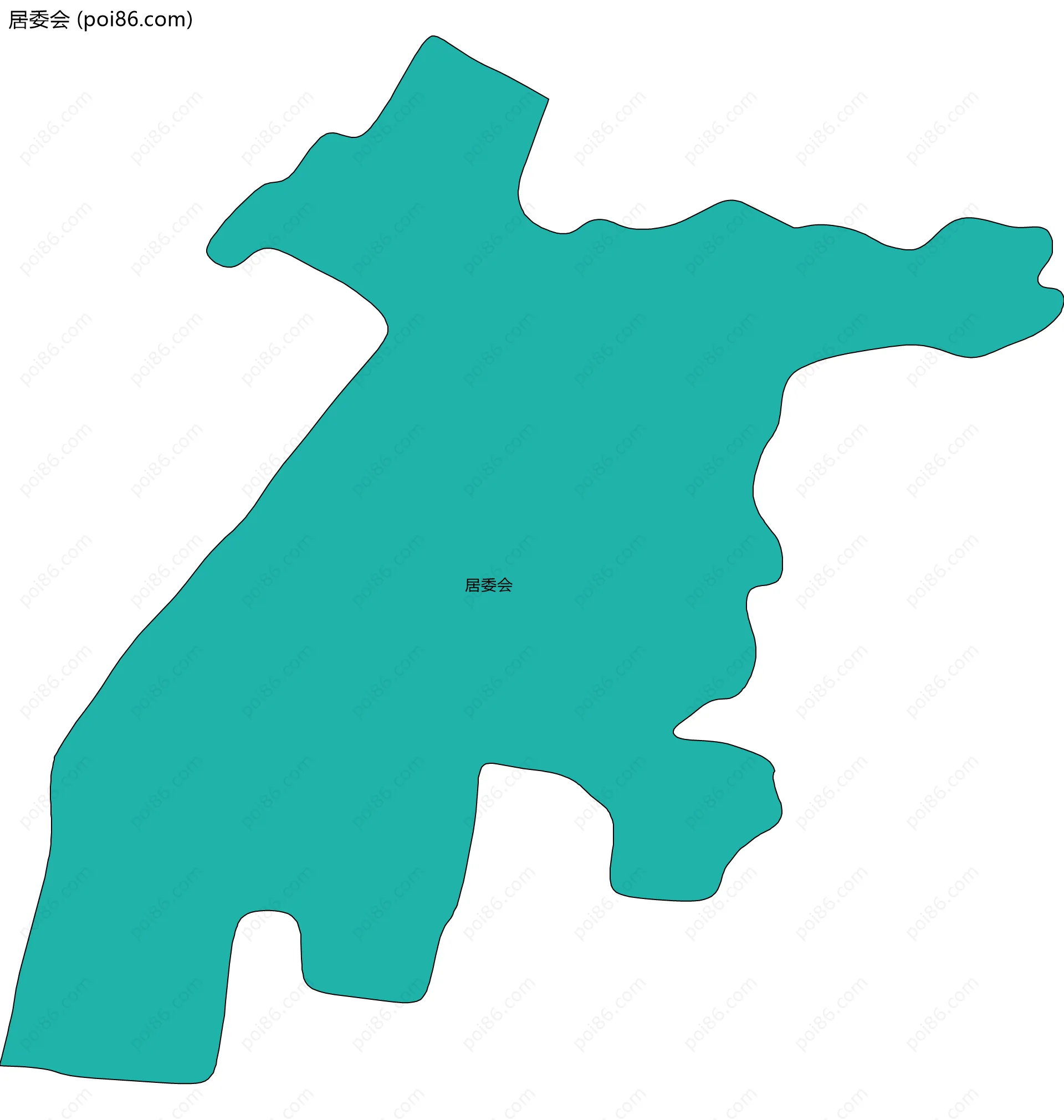 居委会边界地图