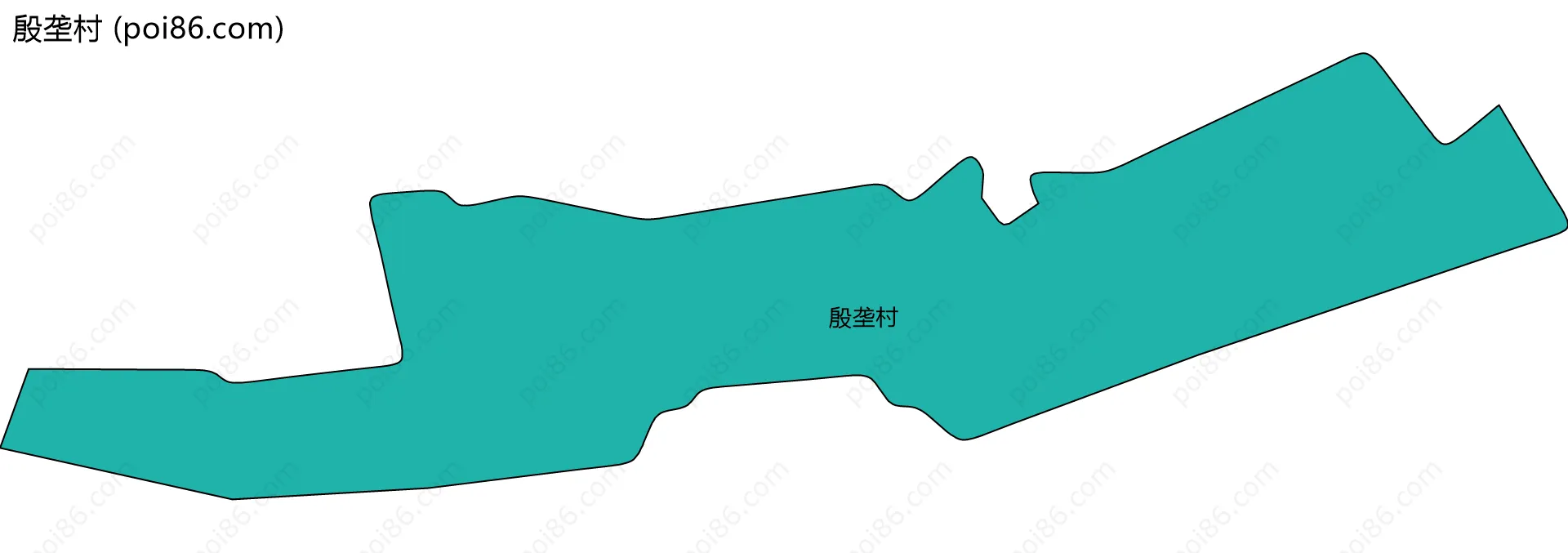 殷垄村边界地图