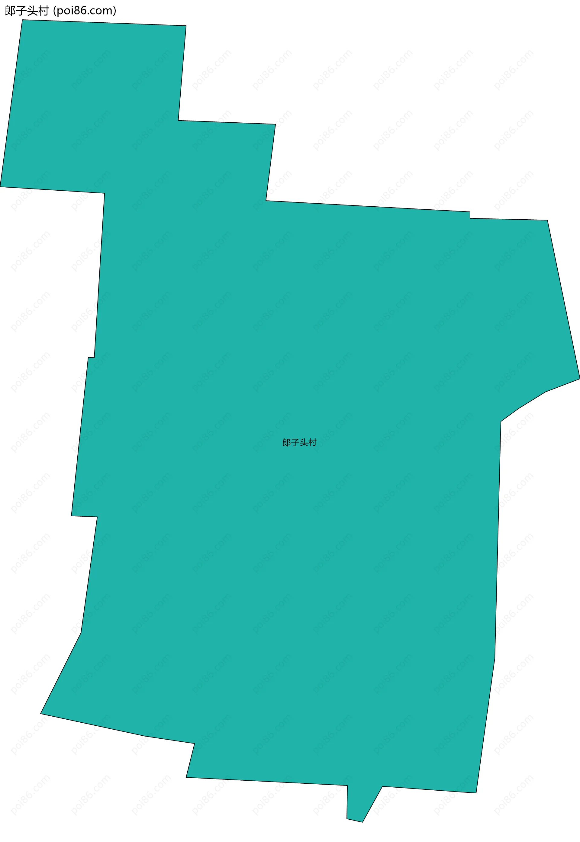 郎子头村边界地图