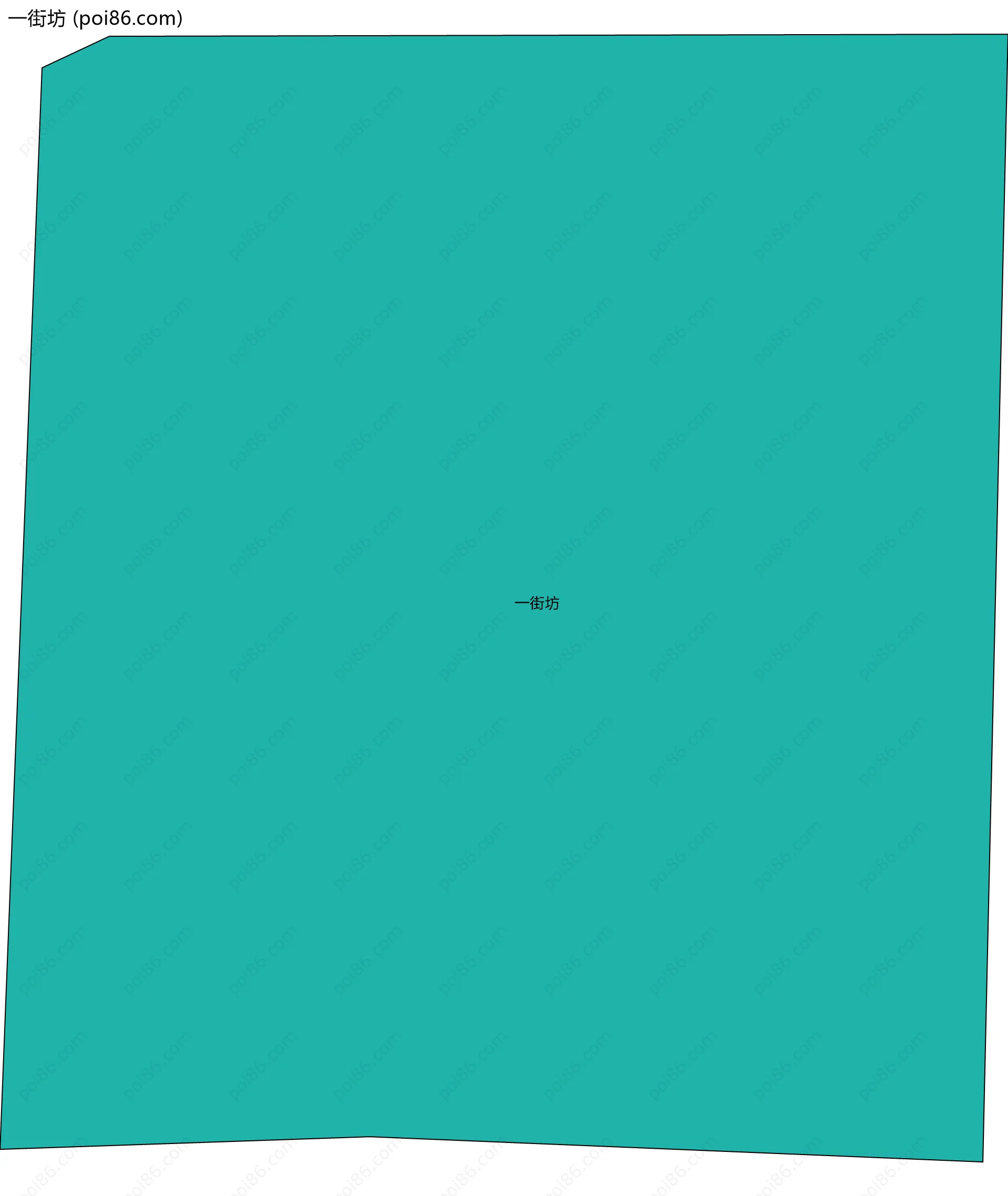 一街坊边界地图