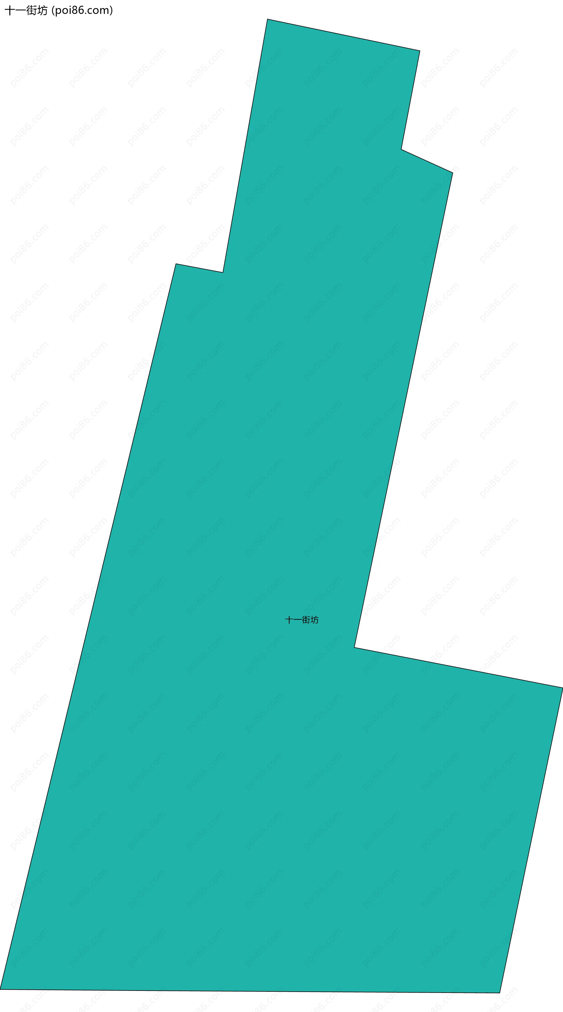 十一街坊边界地图