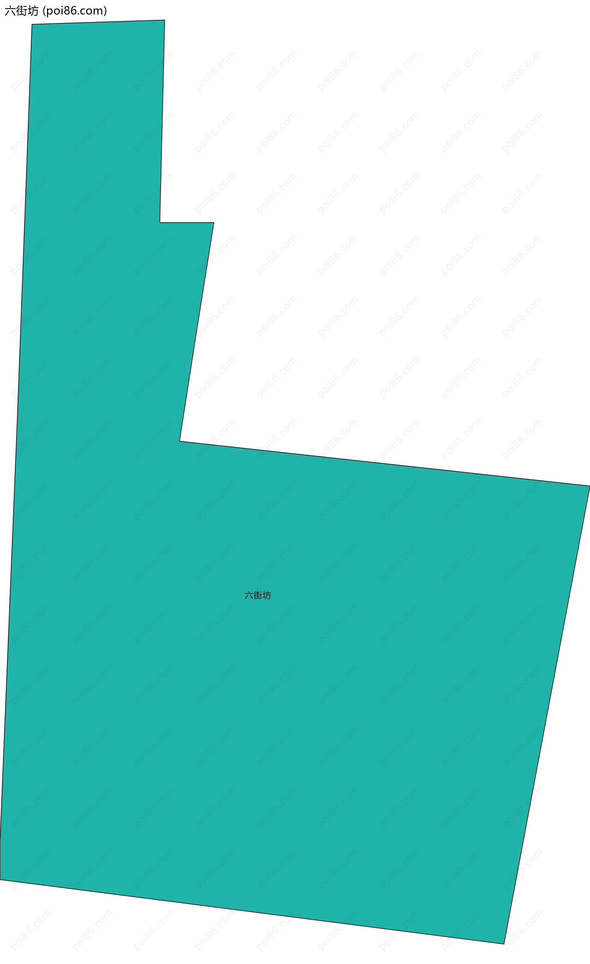 六街坊边界地图