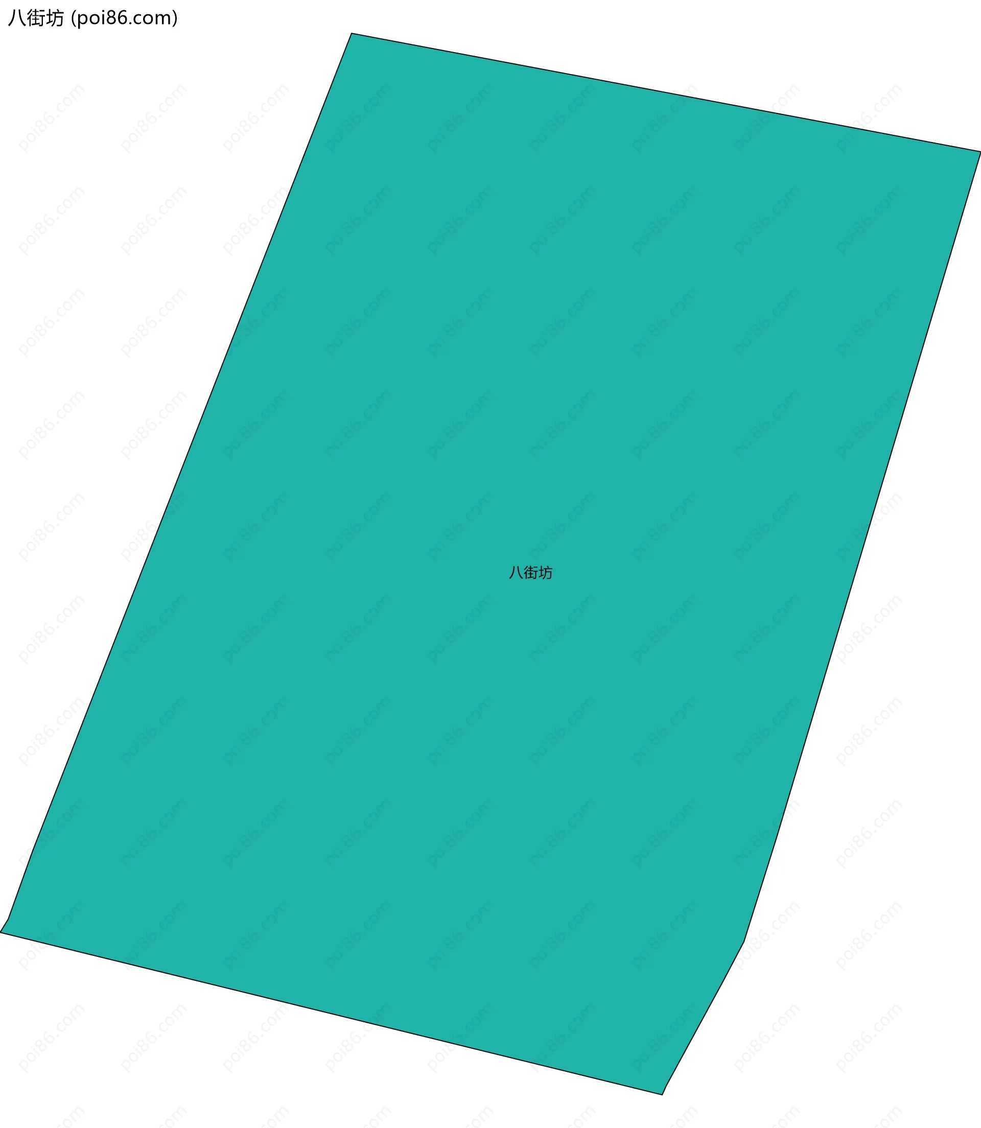 八街坊边界地图