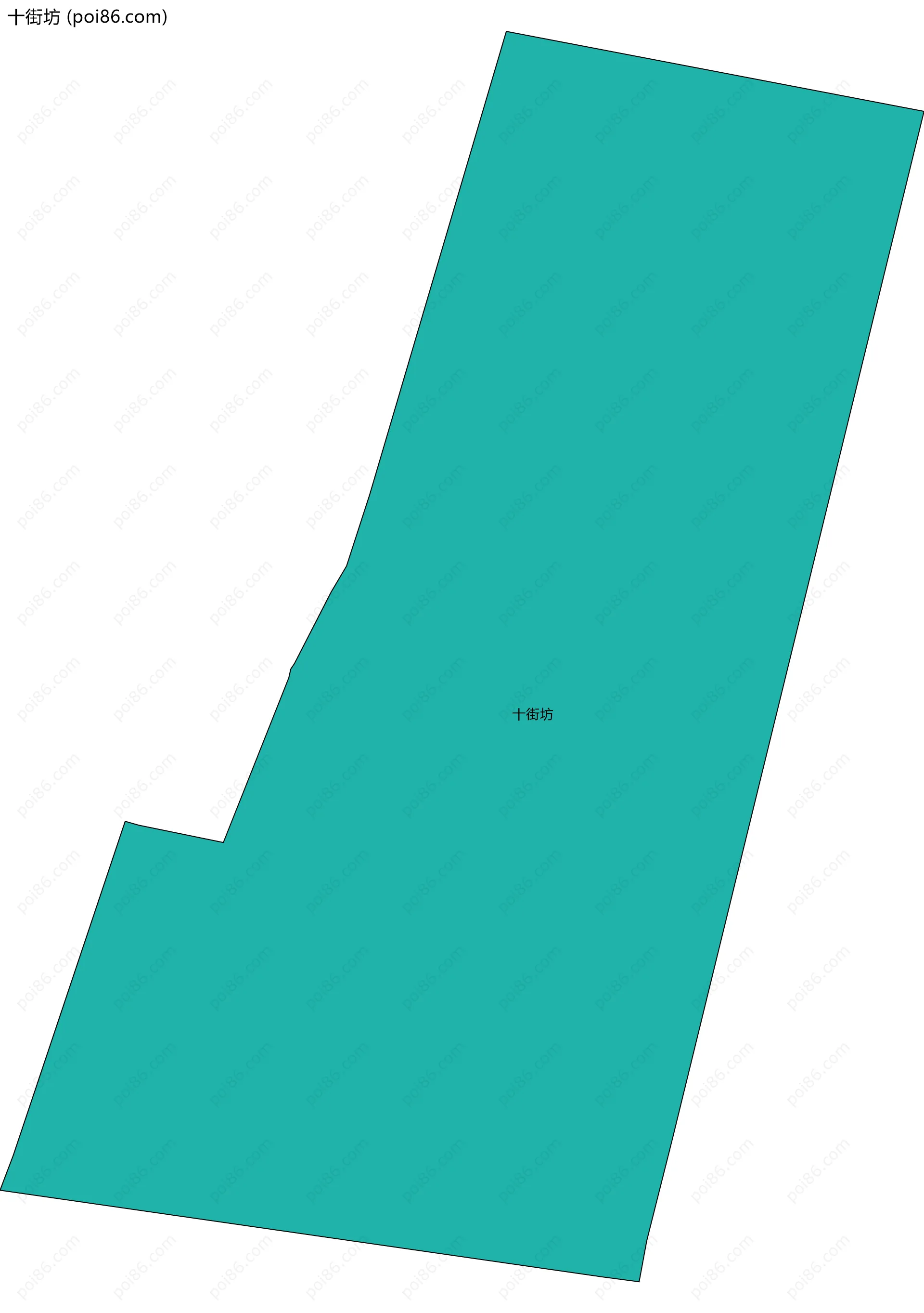 十街坊边界地图