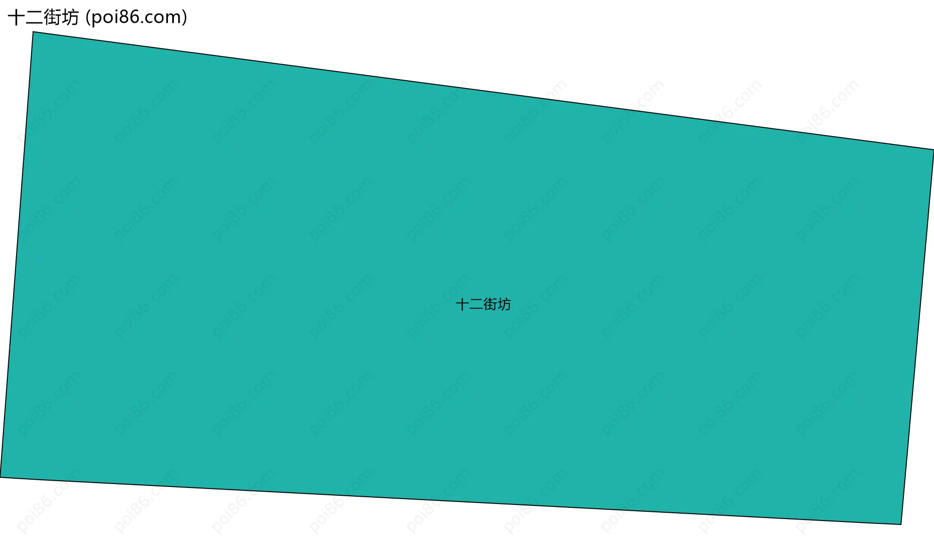 十二街坊边界地图