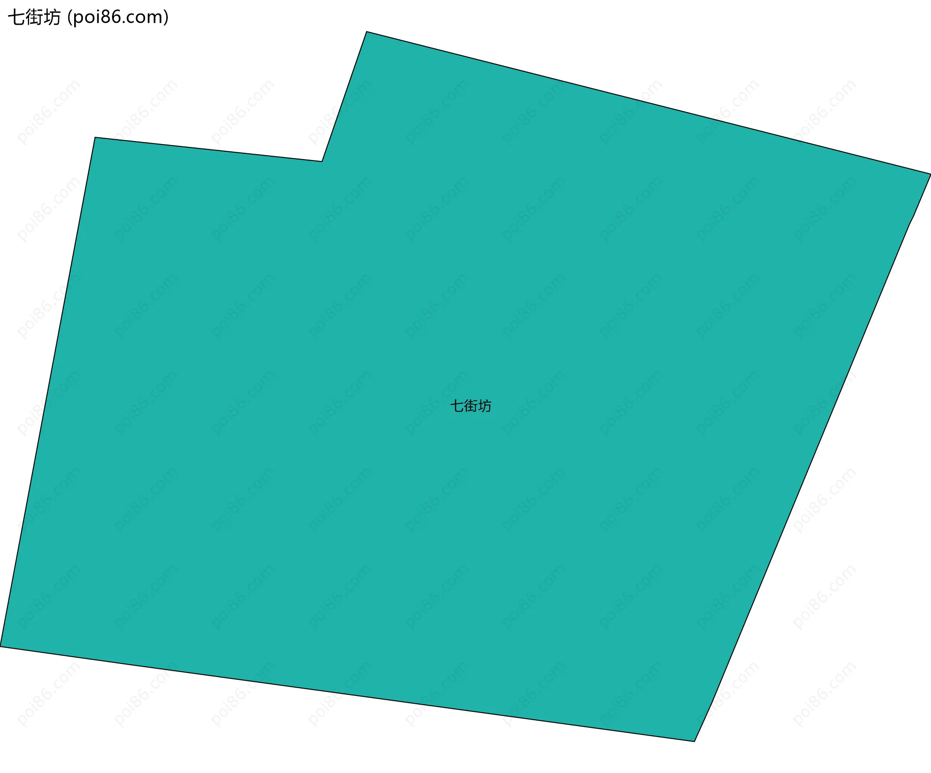 七街坊边界地图