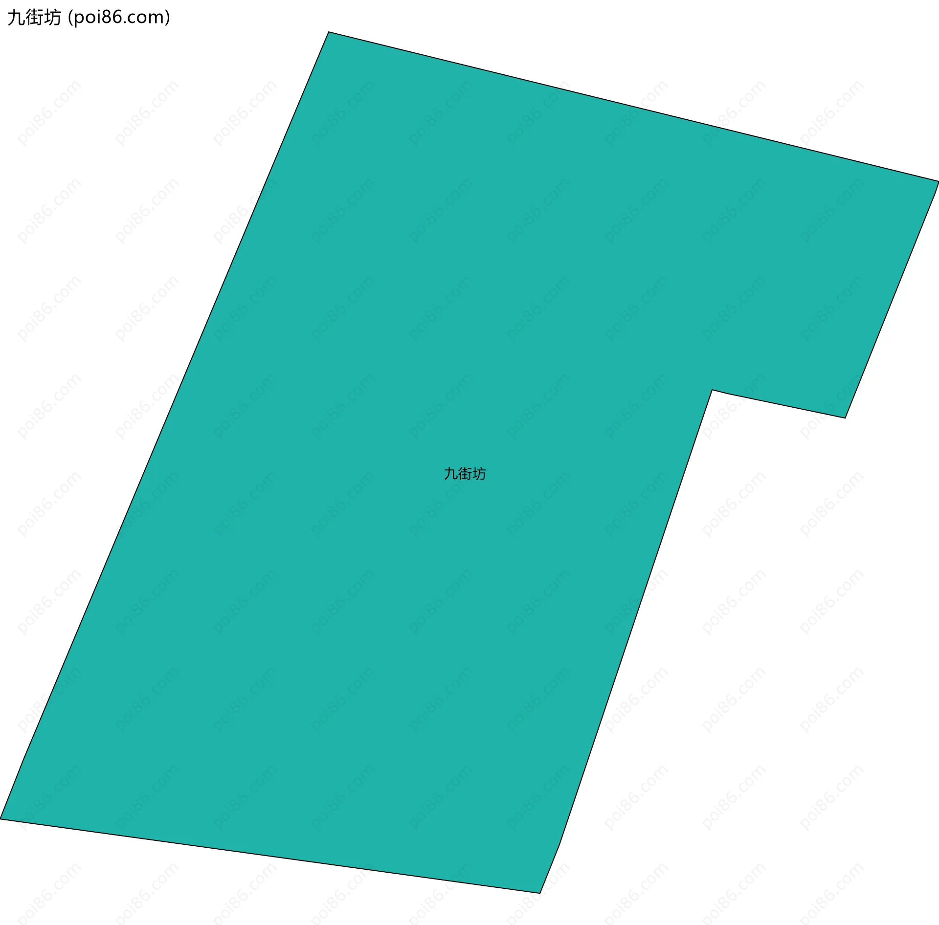 九街坊边界地图