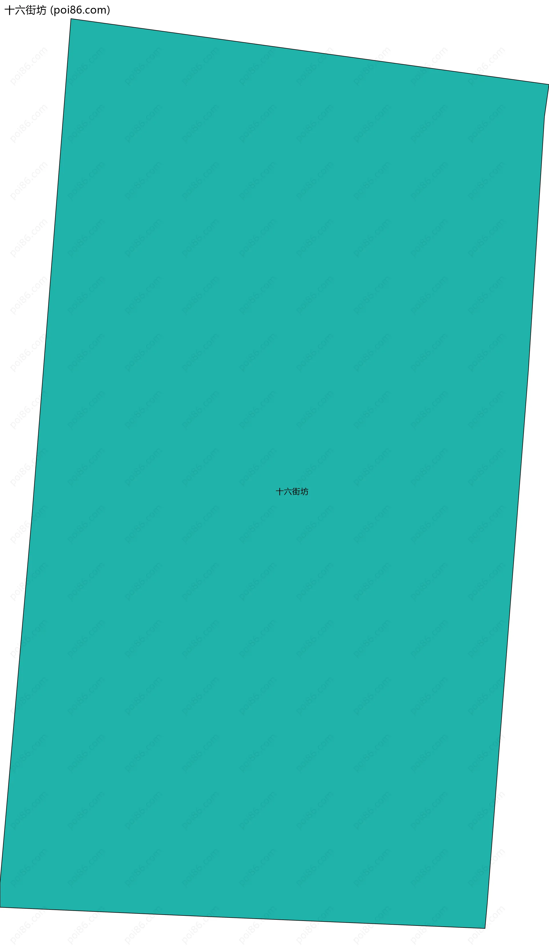 十六街坊边界地图