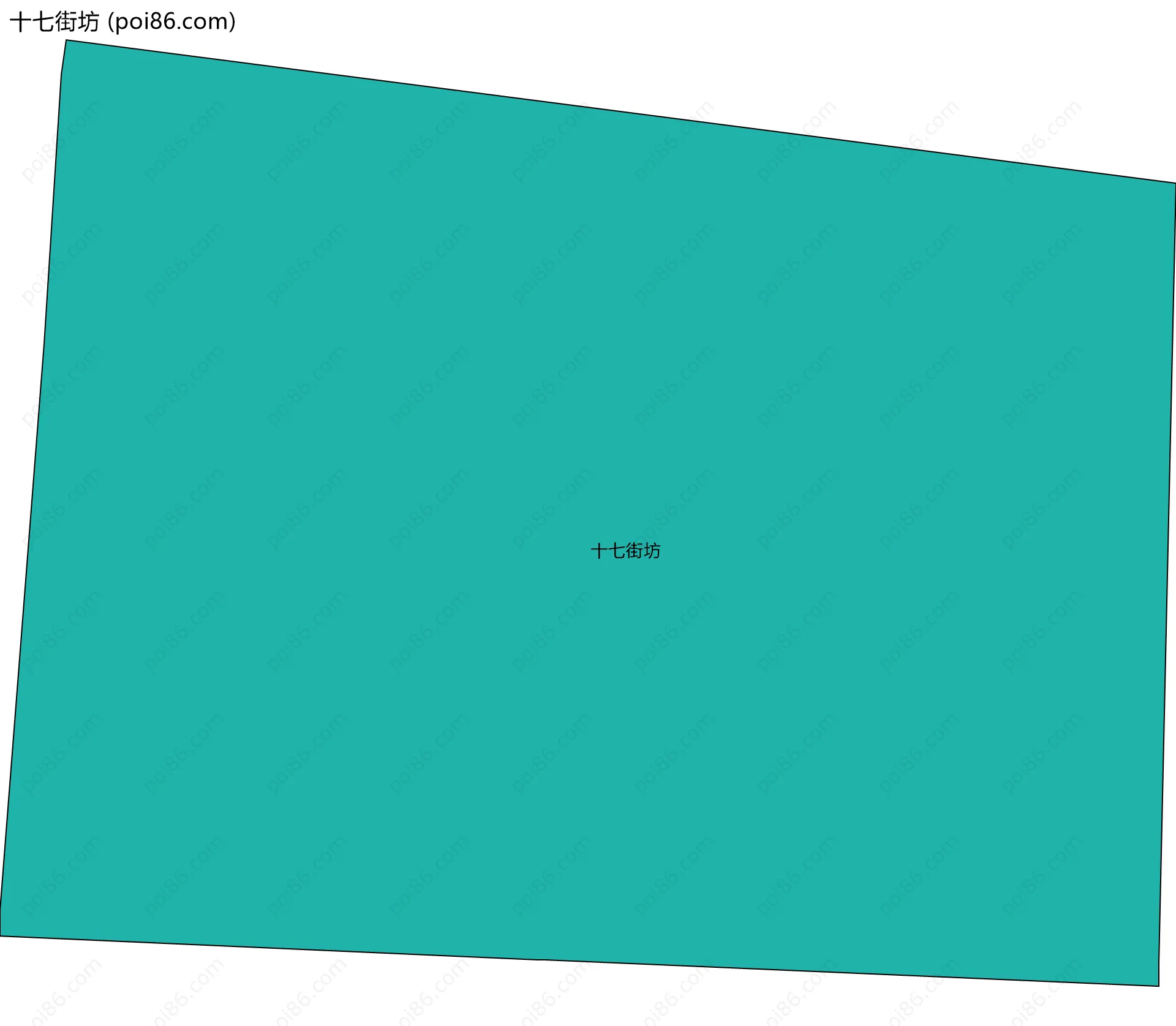 十七街坊边界地图