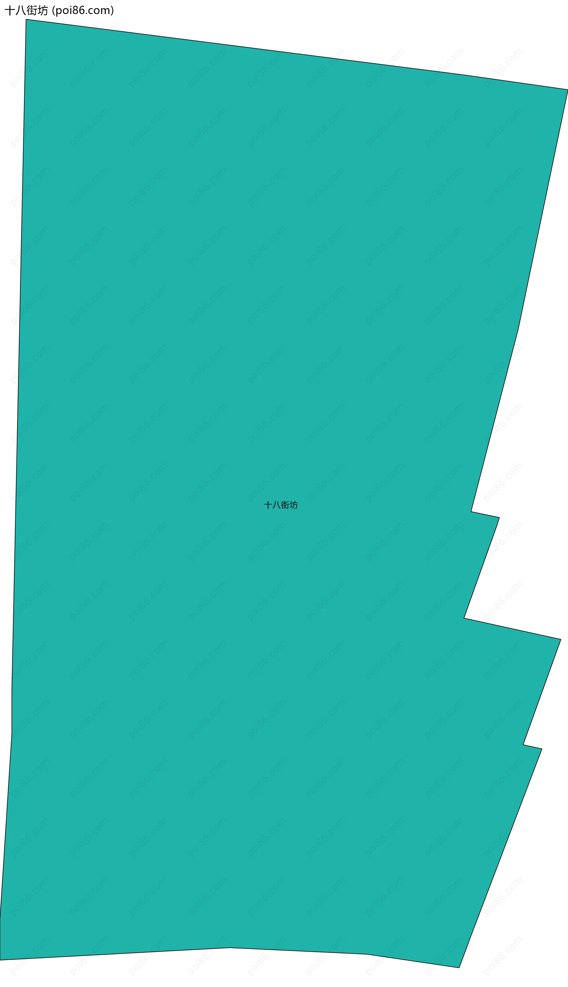 十八街坊边界地图