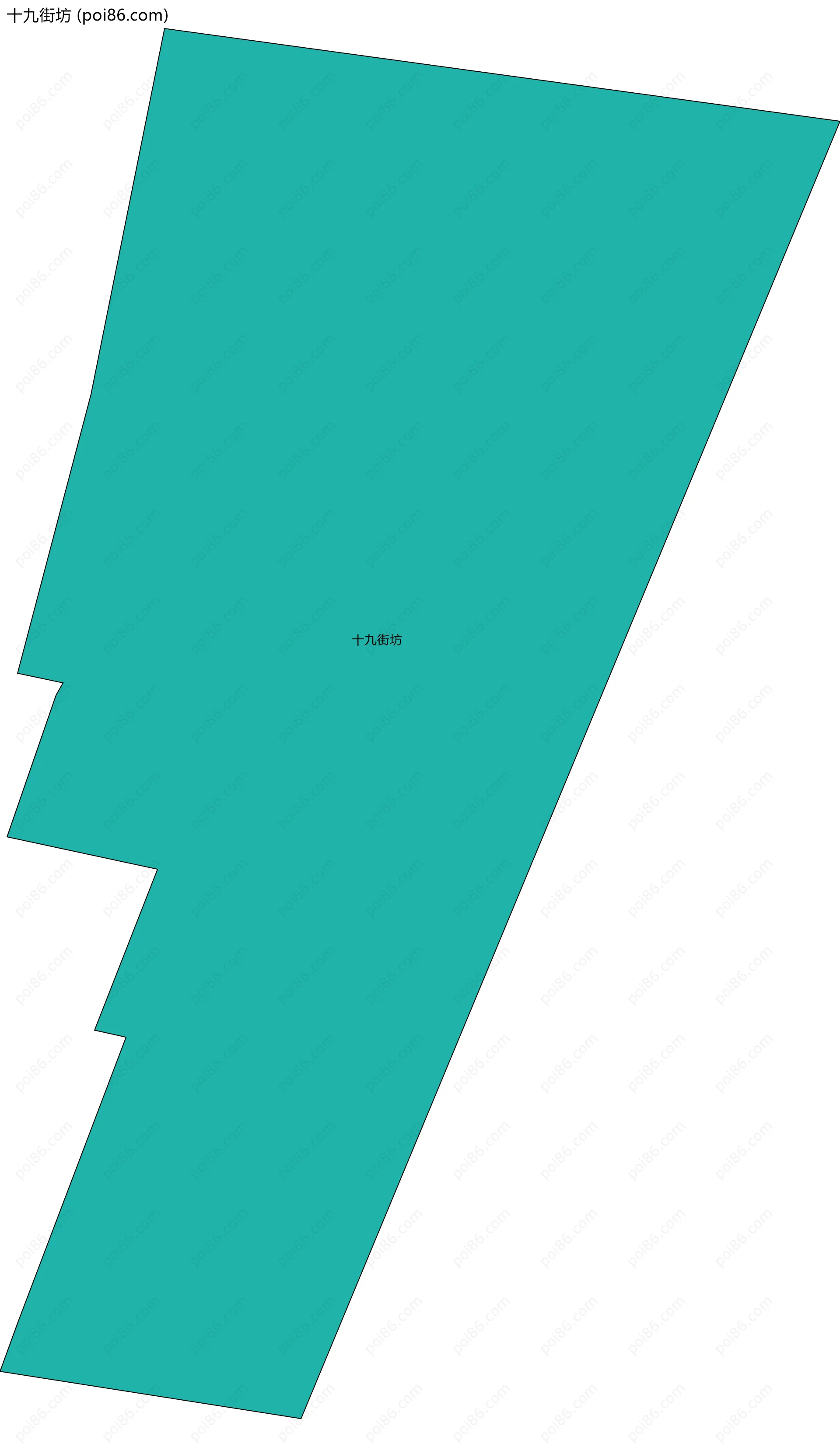 十九街坊边界地图