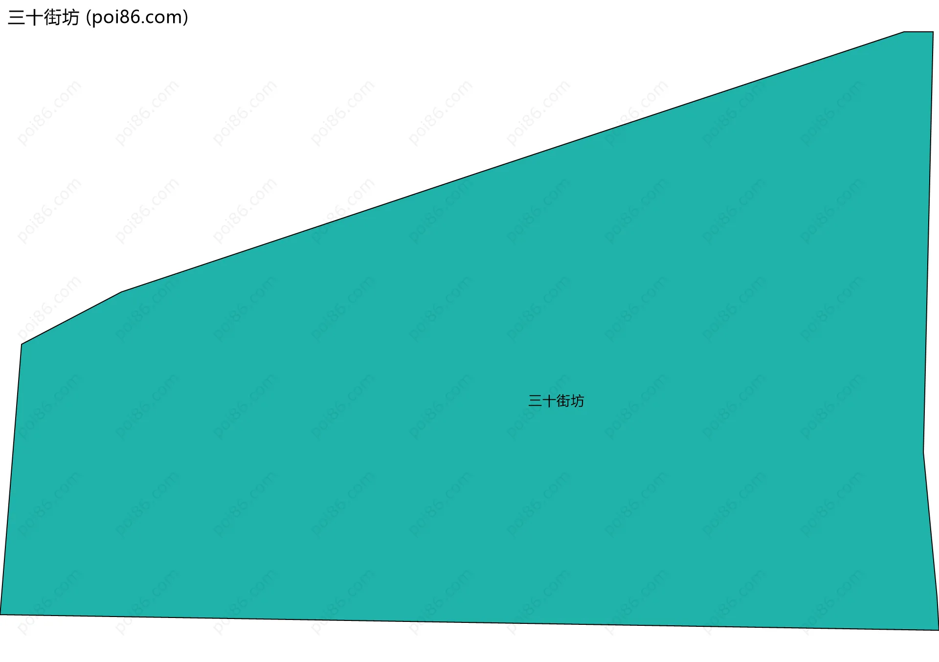 三十街坊边界地图
