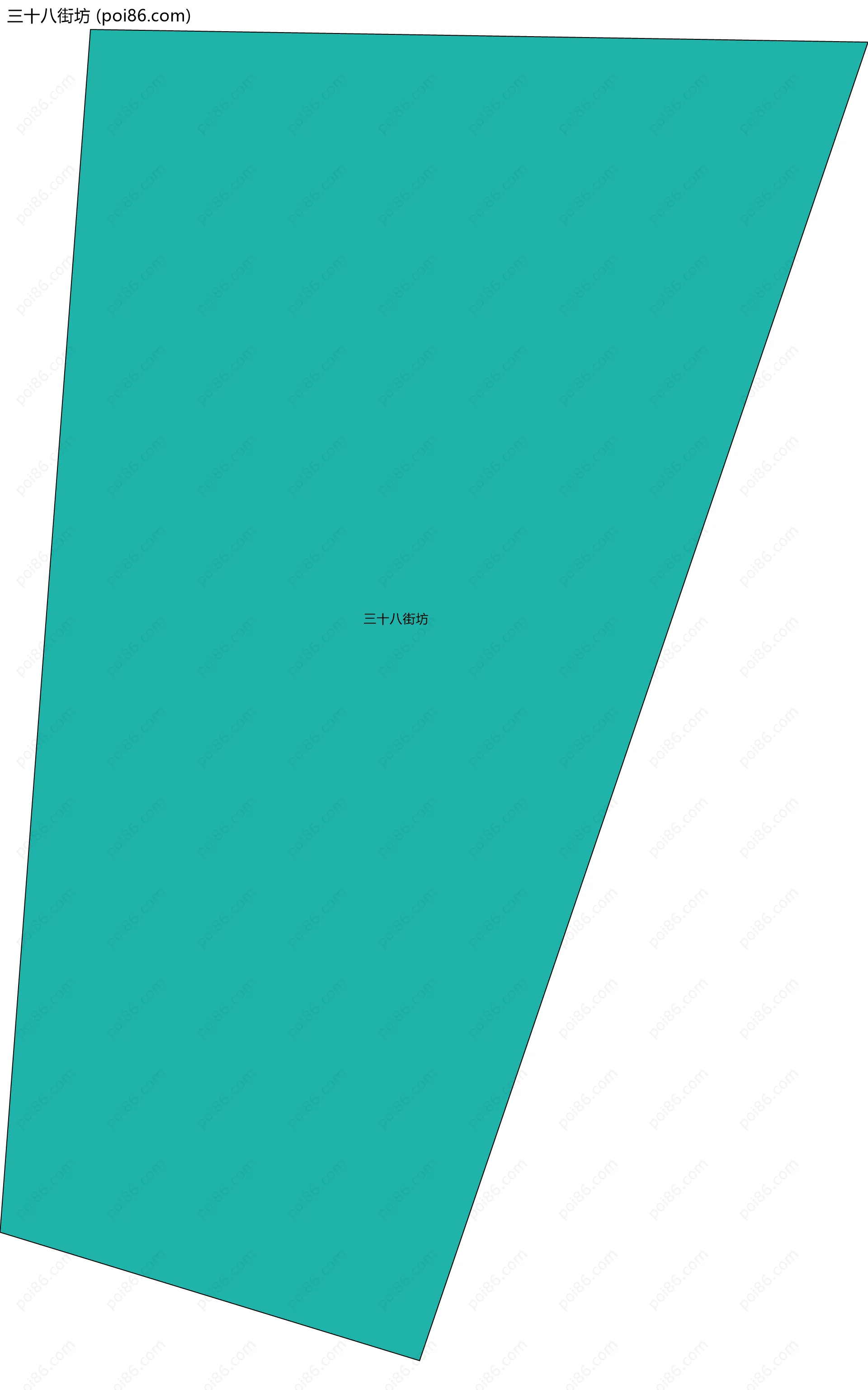 三十八街坊边界地图