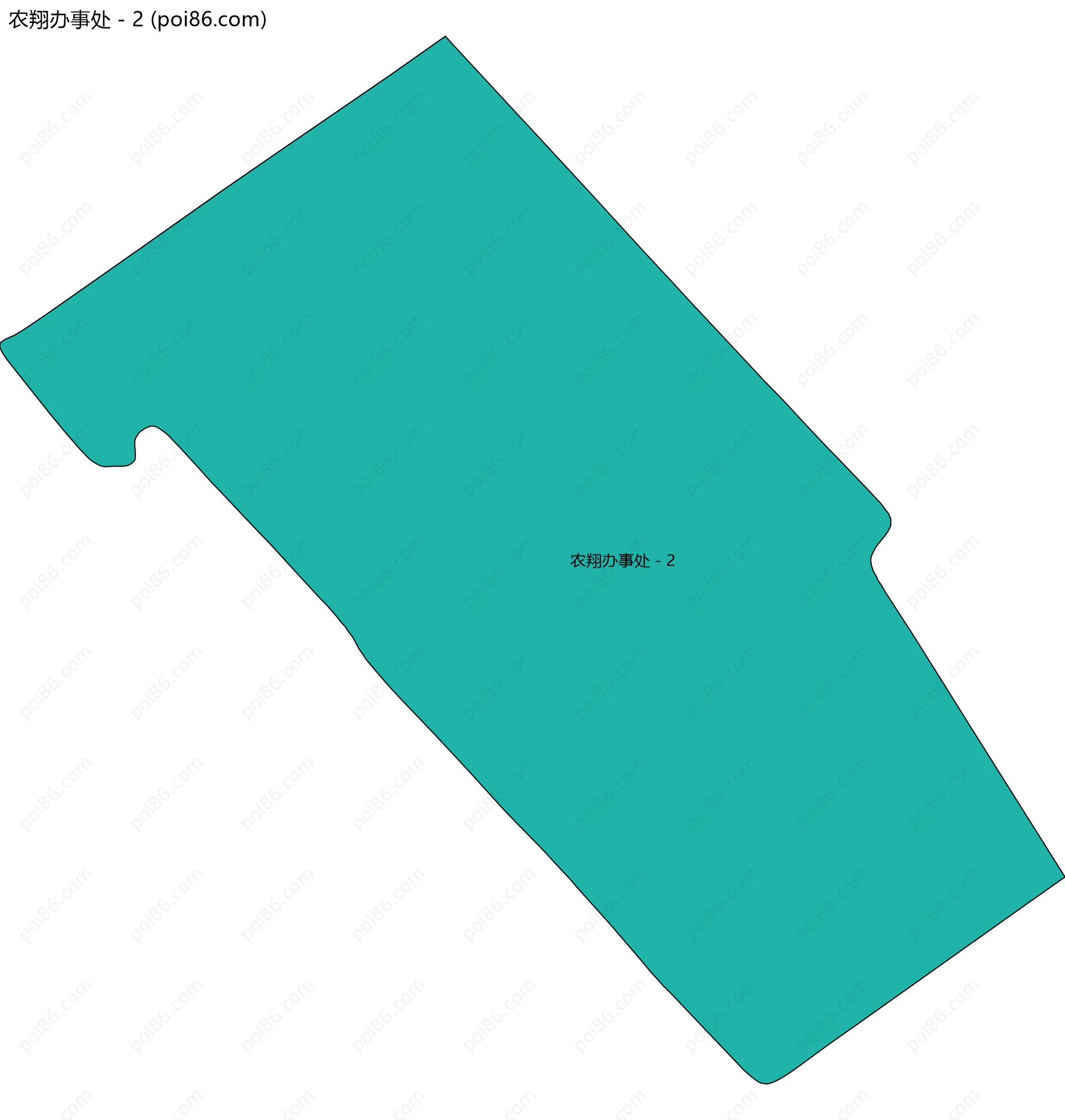 农翔办事处－2边界地图