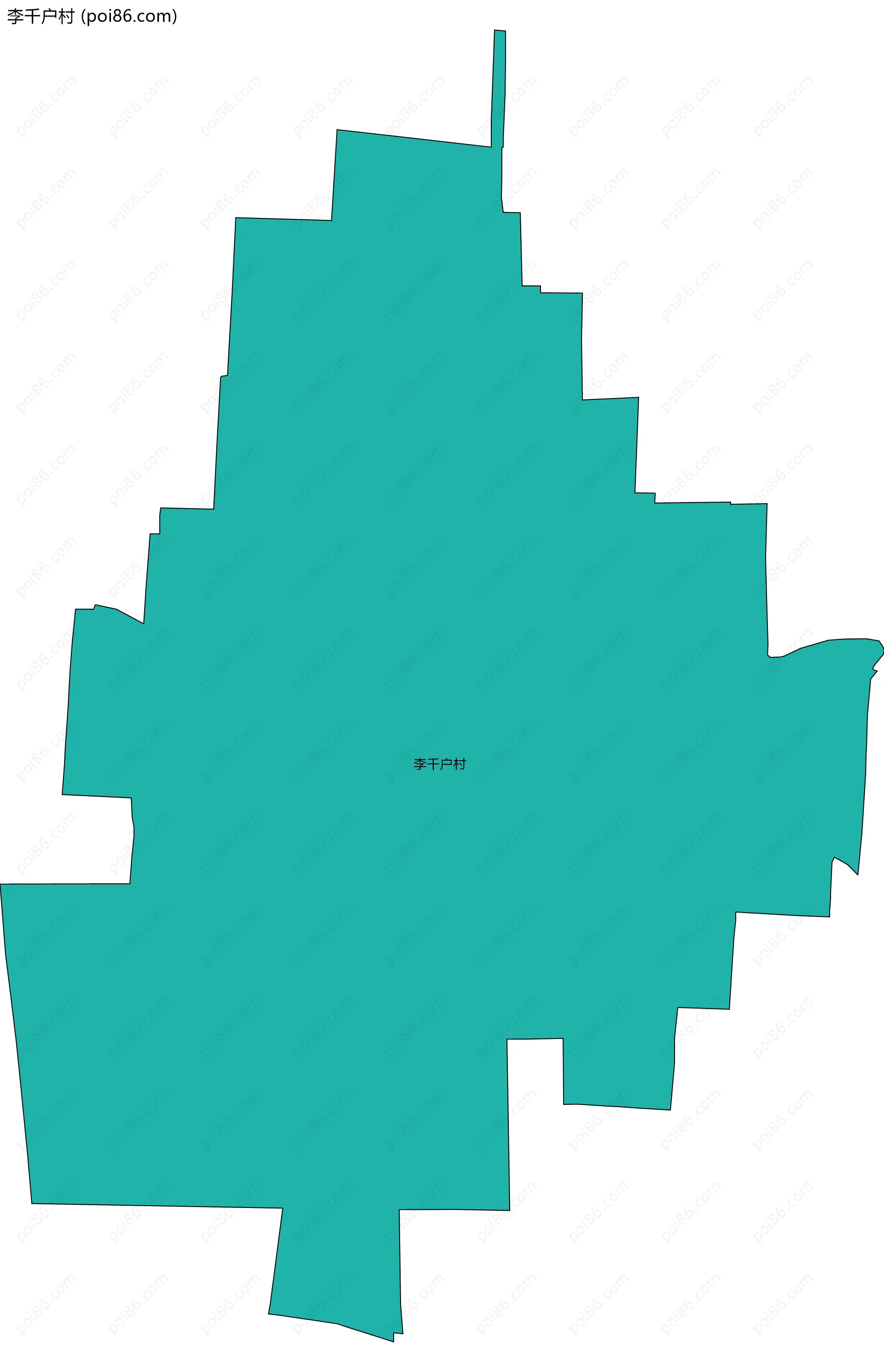 李千户村边界地图