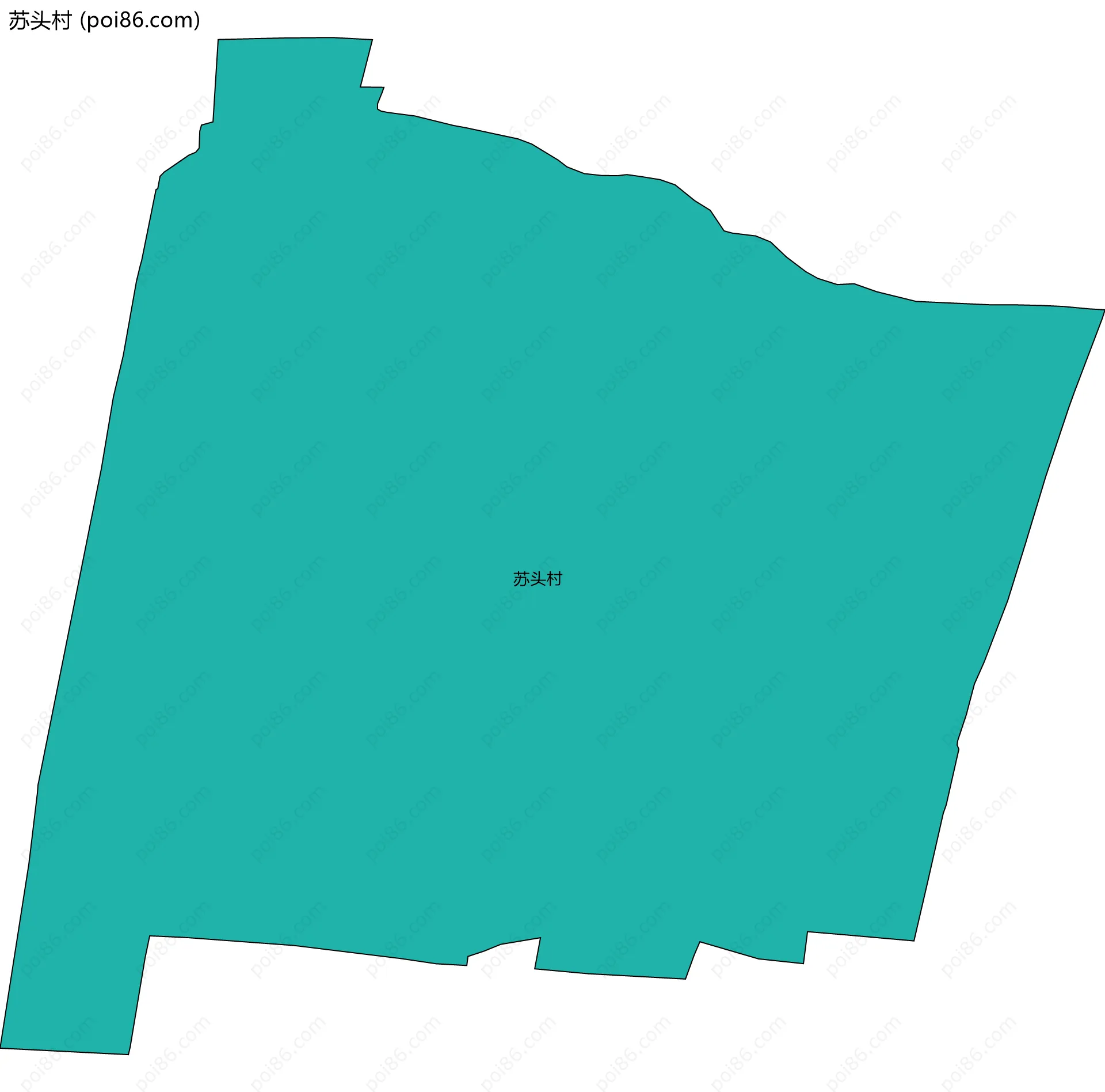 苏头村边界地图