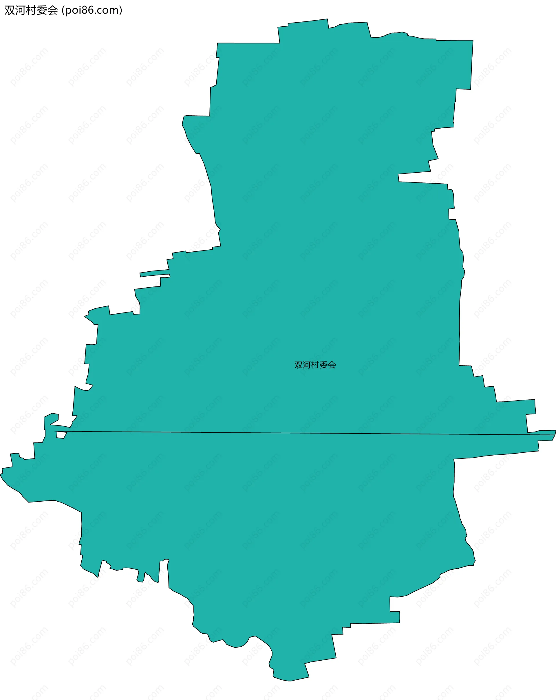 双河村委会边界地图
