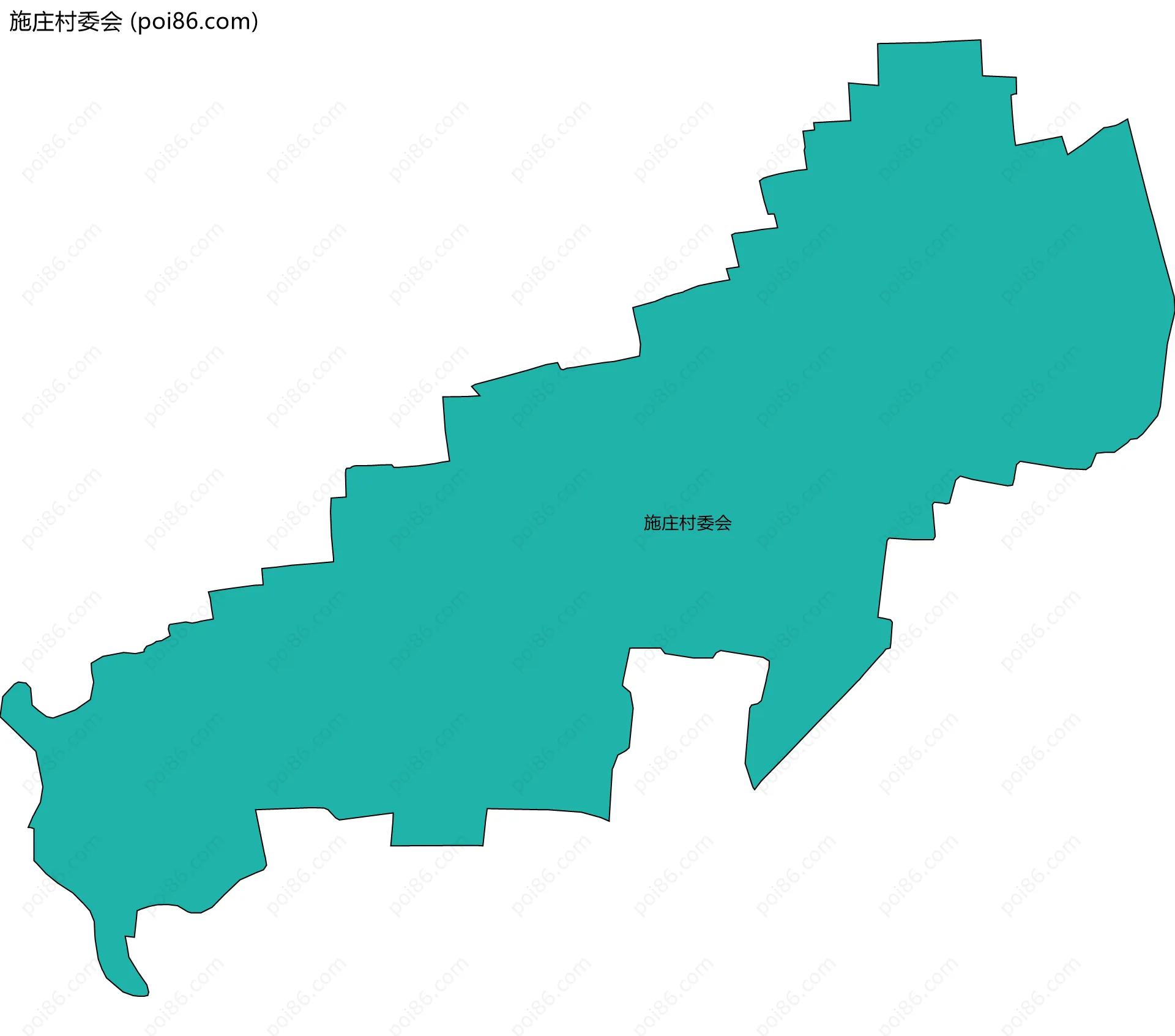 施庄村委会边界地图