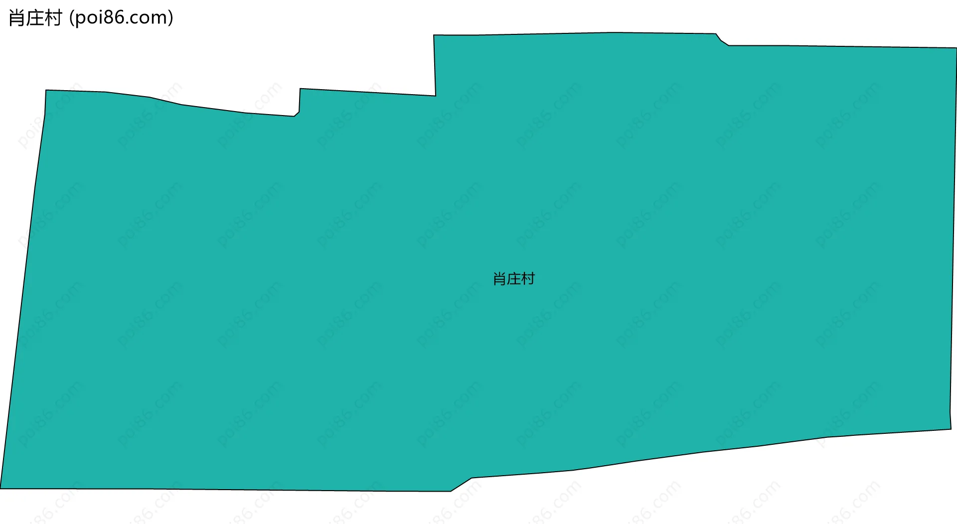 肖庄村边界地图