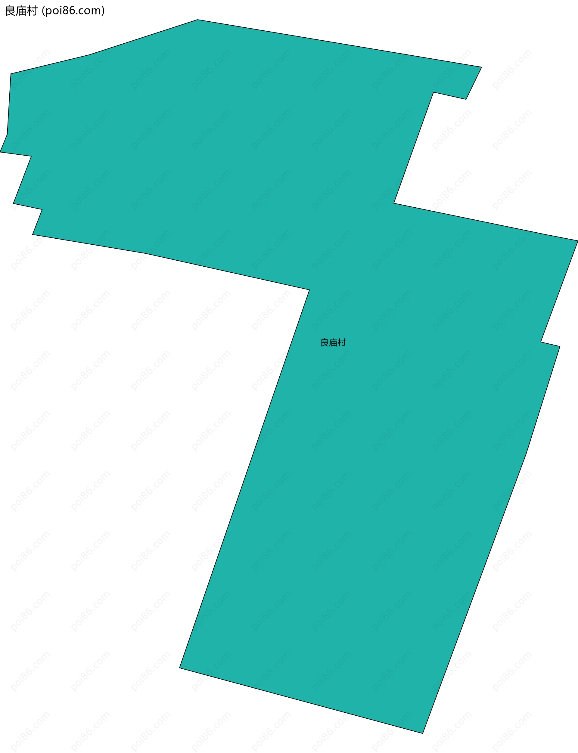 良庙村边界地图