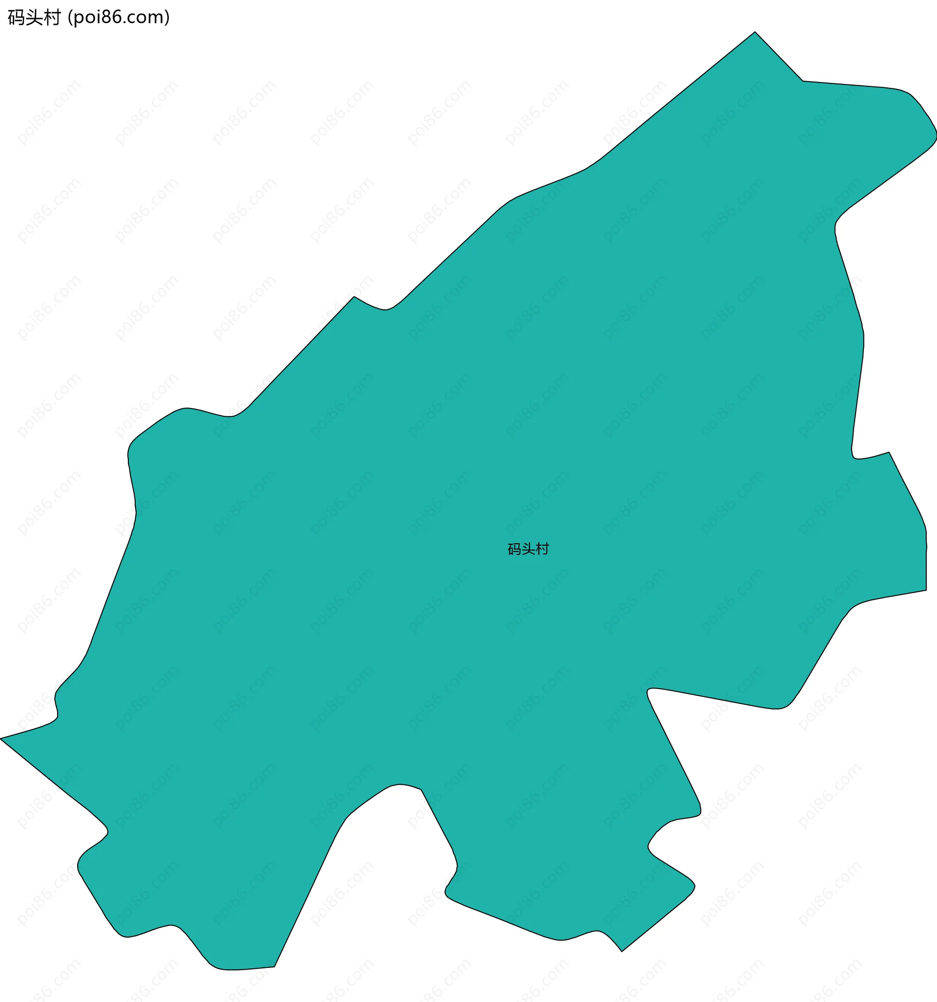 码头村边界地图