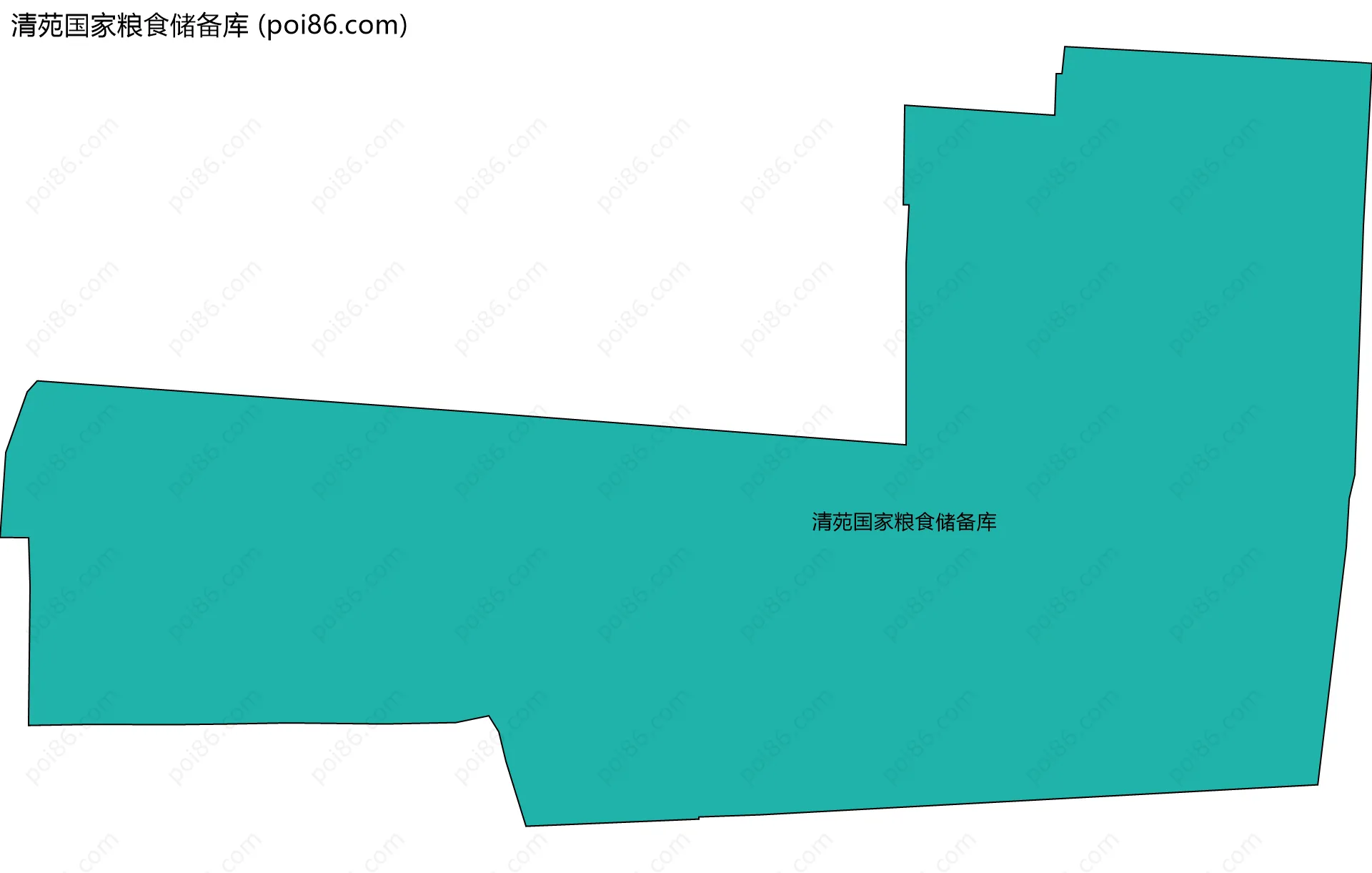 清苑国家粮食储备库边界地图