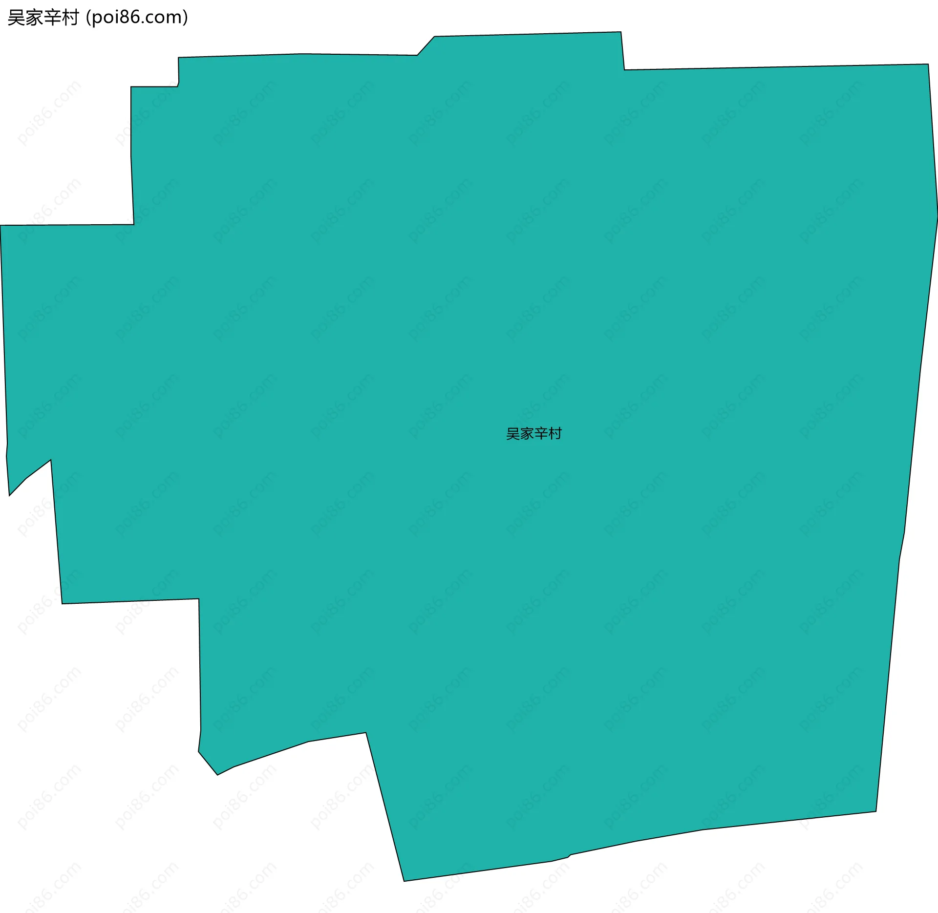 吴家辛村边界地图