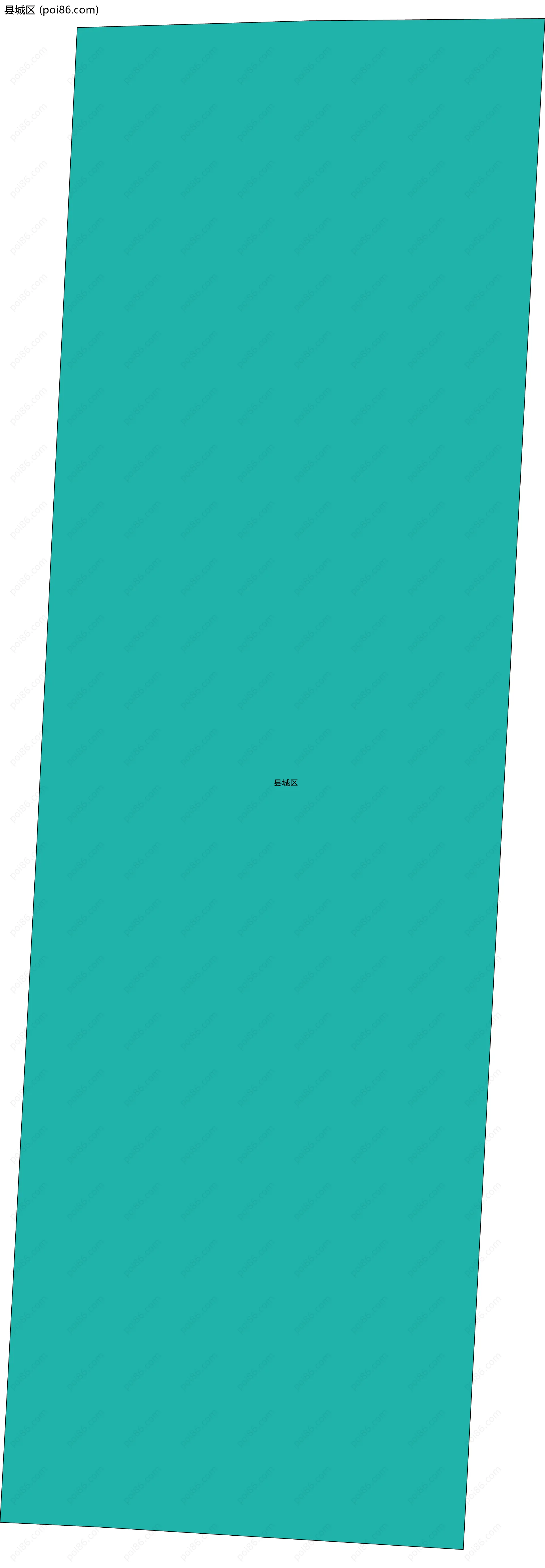 县城区边界地图