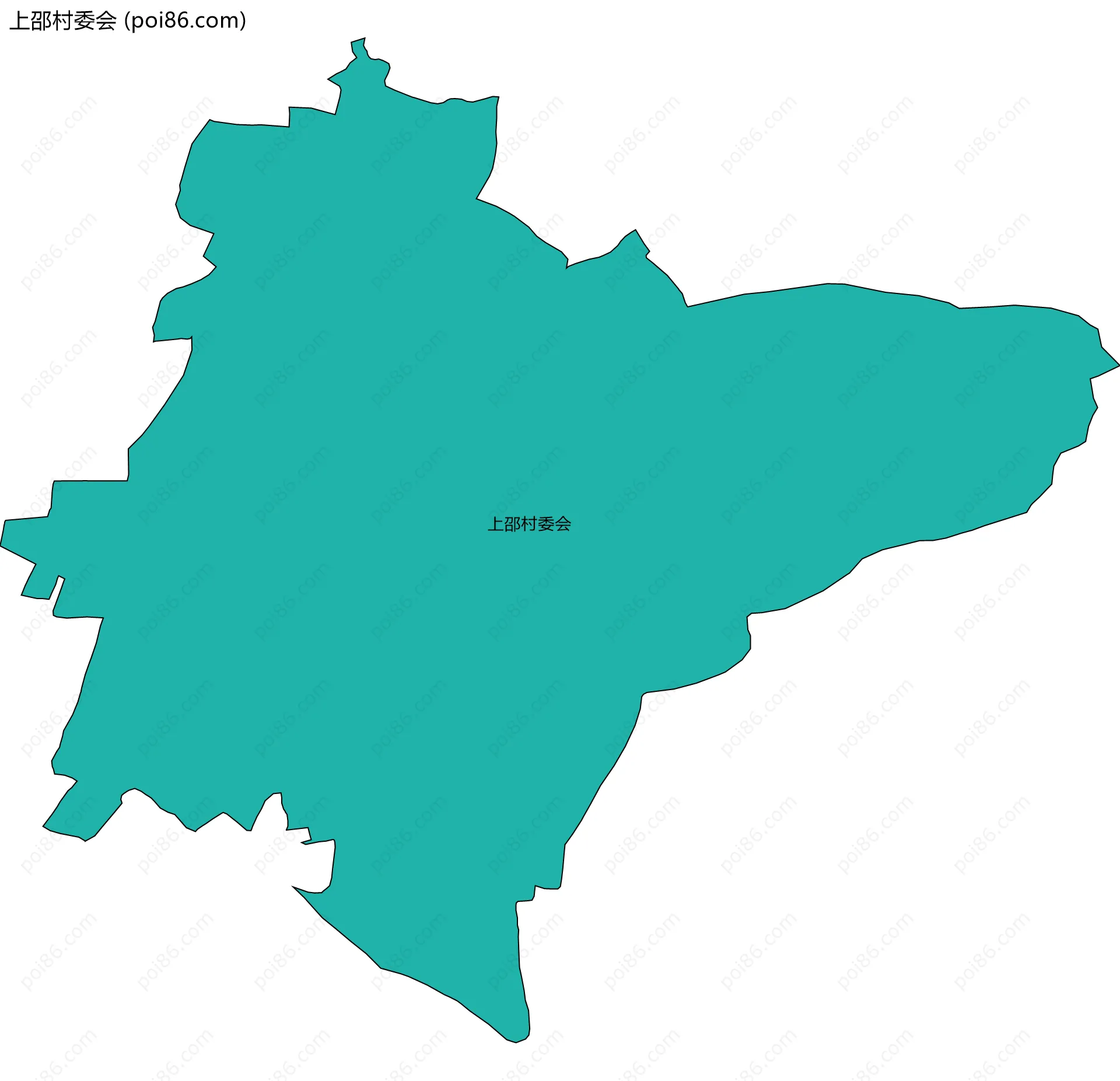 上邵村委会边界地图