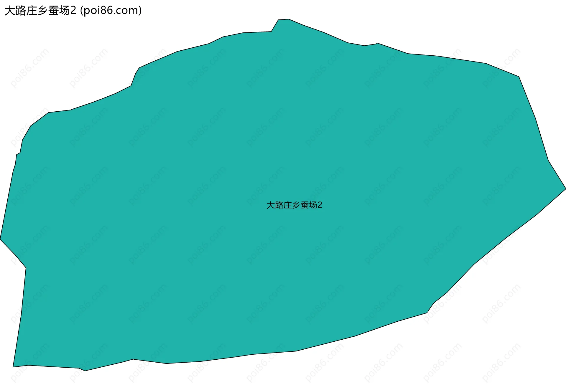 大路庄乡蚕场2边界地图