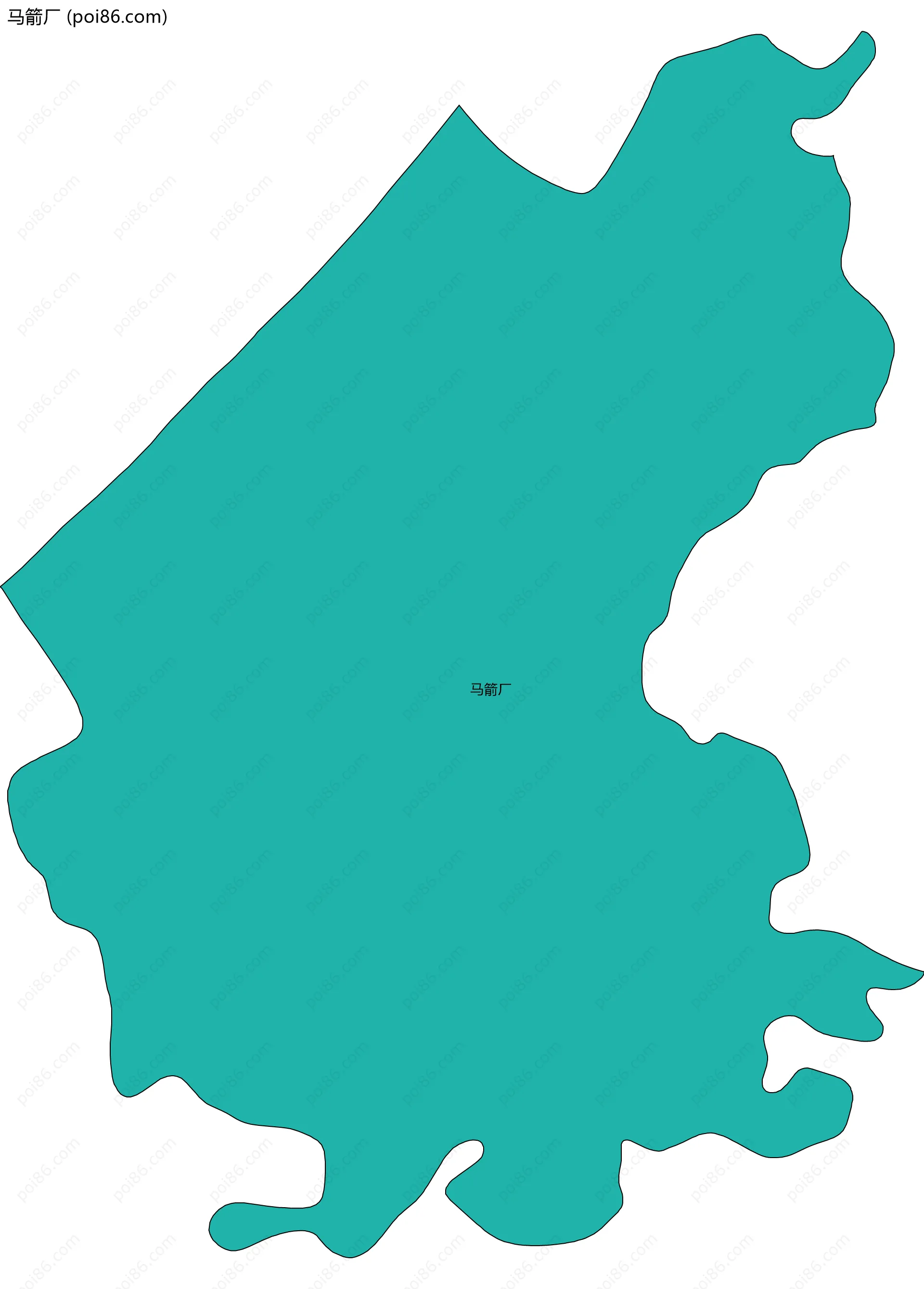 马箭厂边界地图