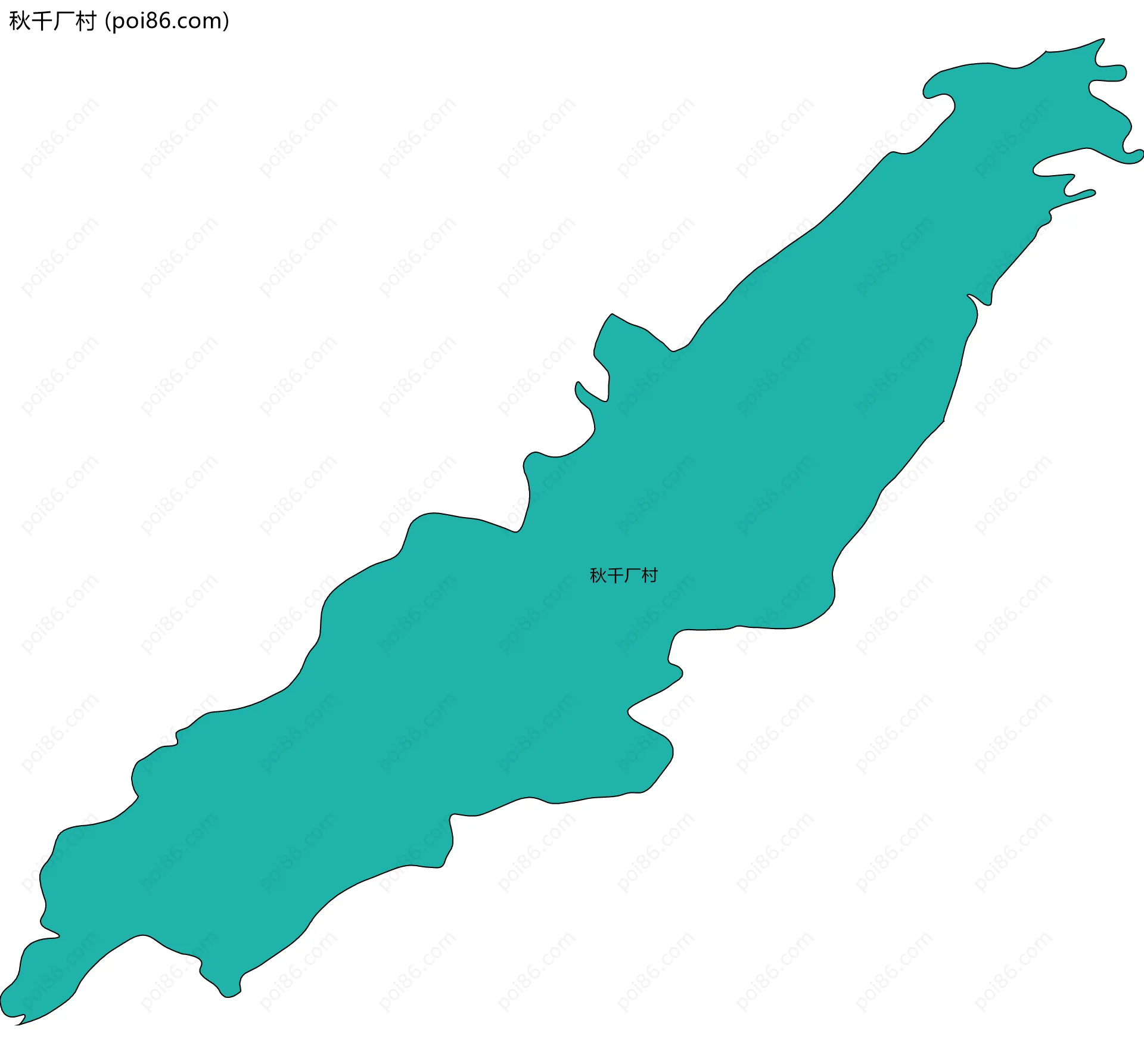 秋千厂村边界地图