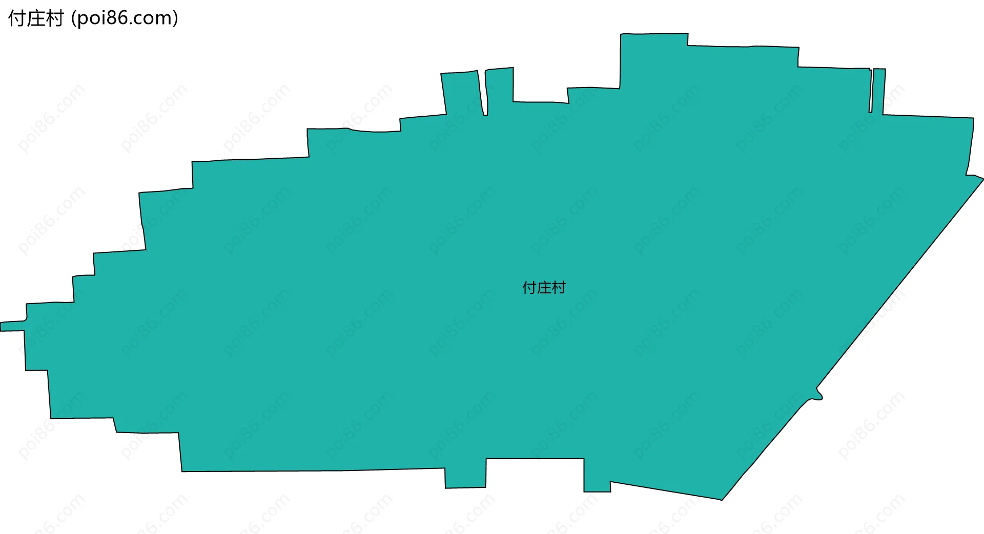 付庄村边界地图
