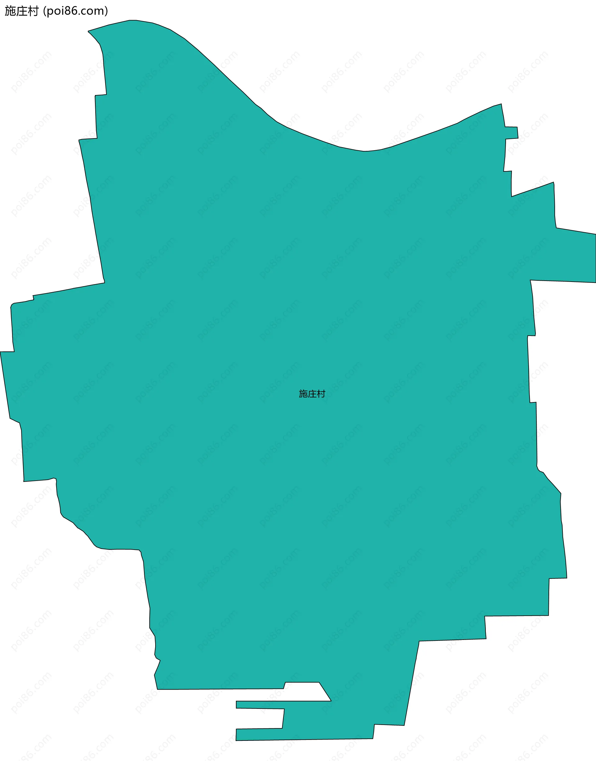 施庄村边界地图