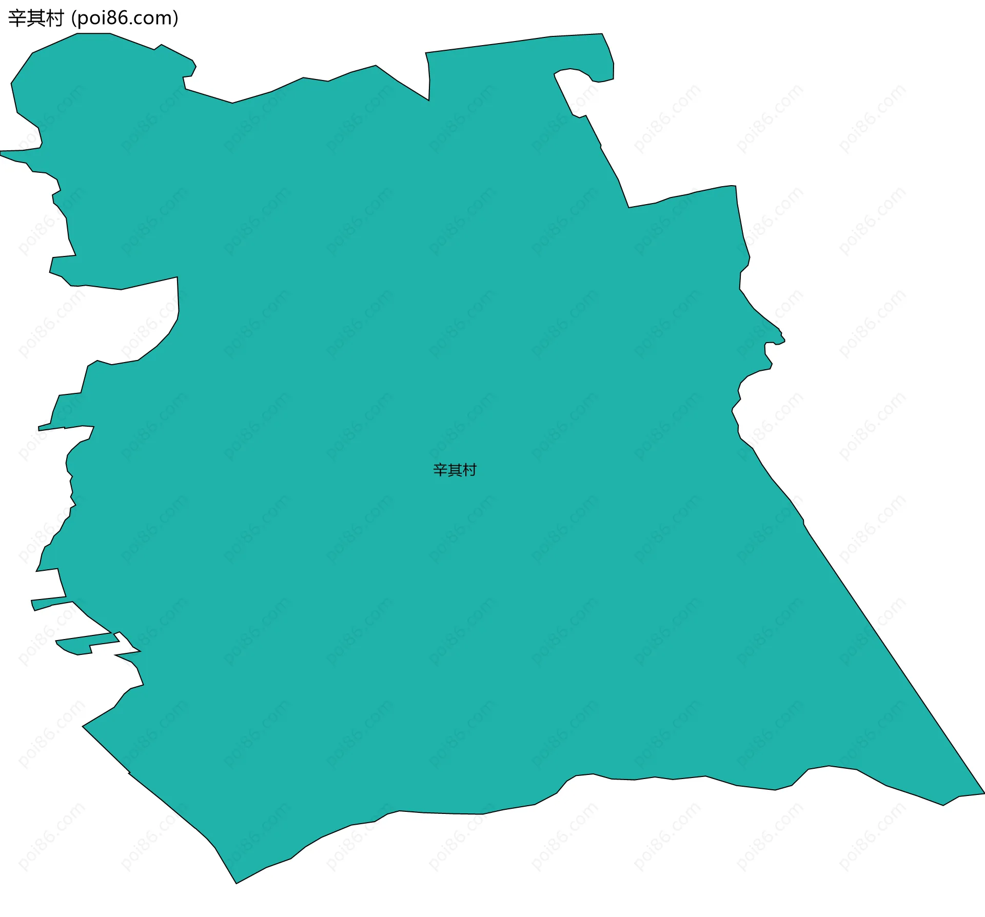 辛其村边界地图
