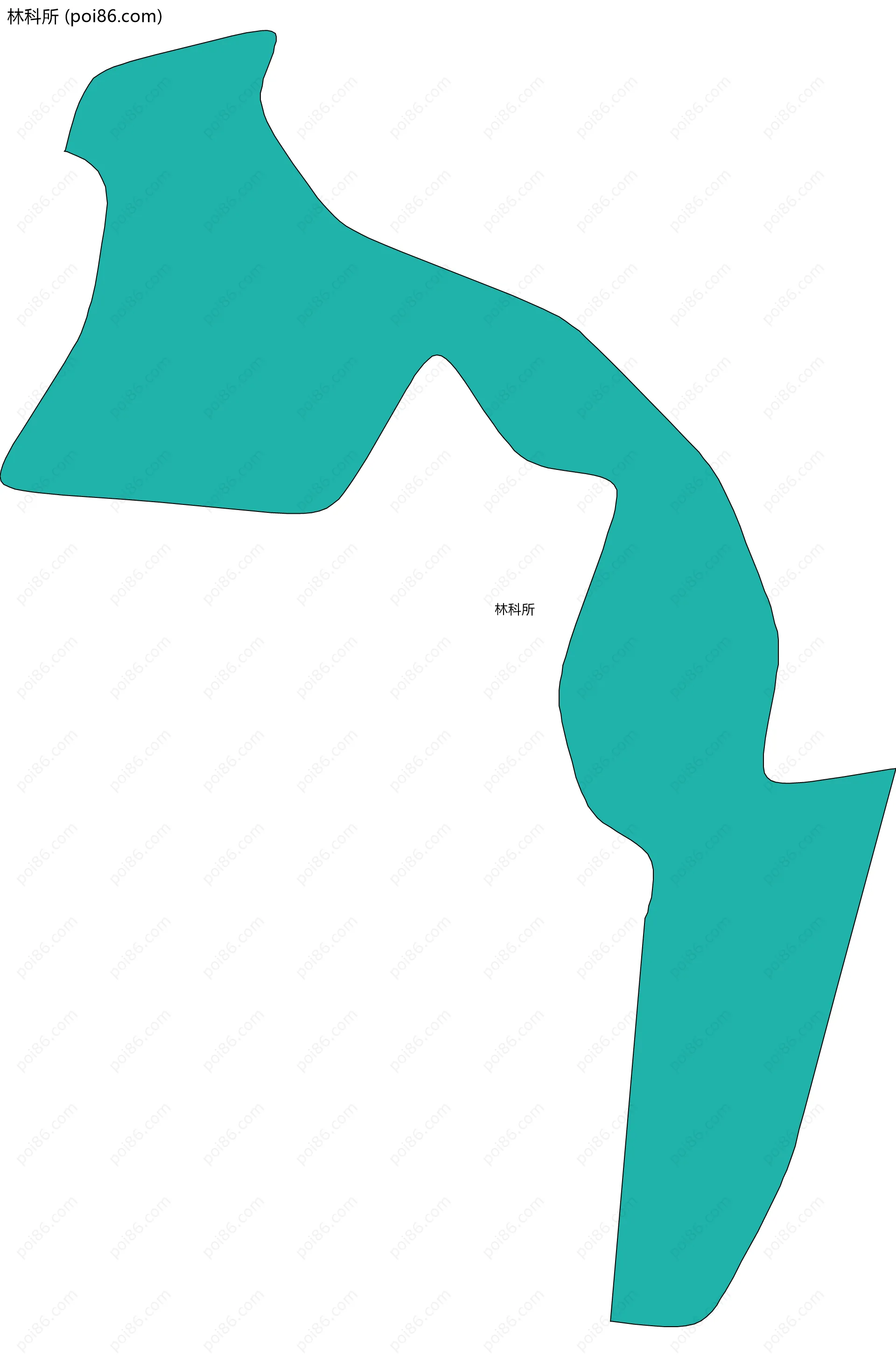 林科所边界地图