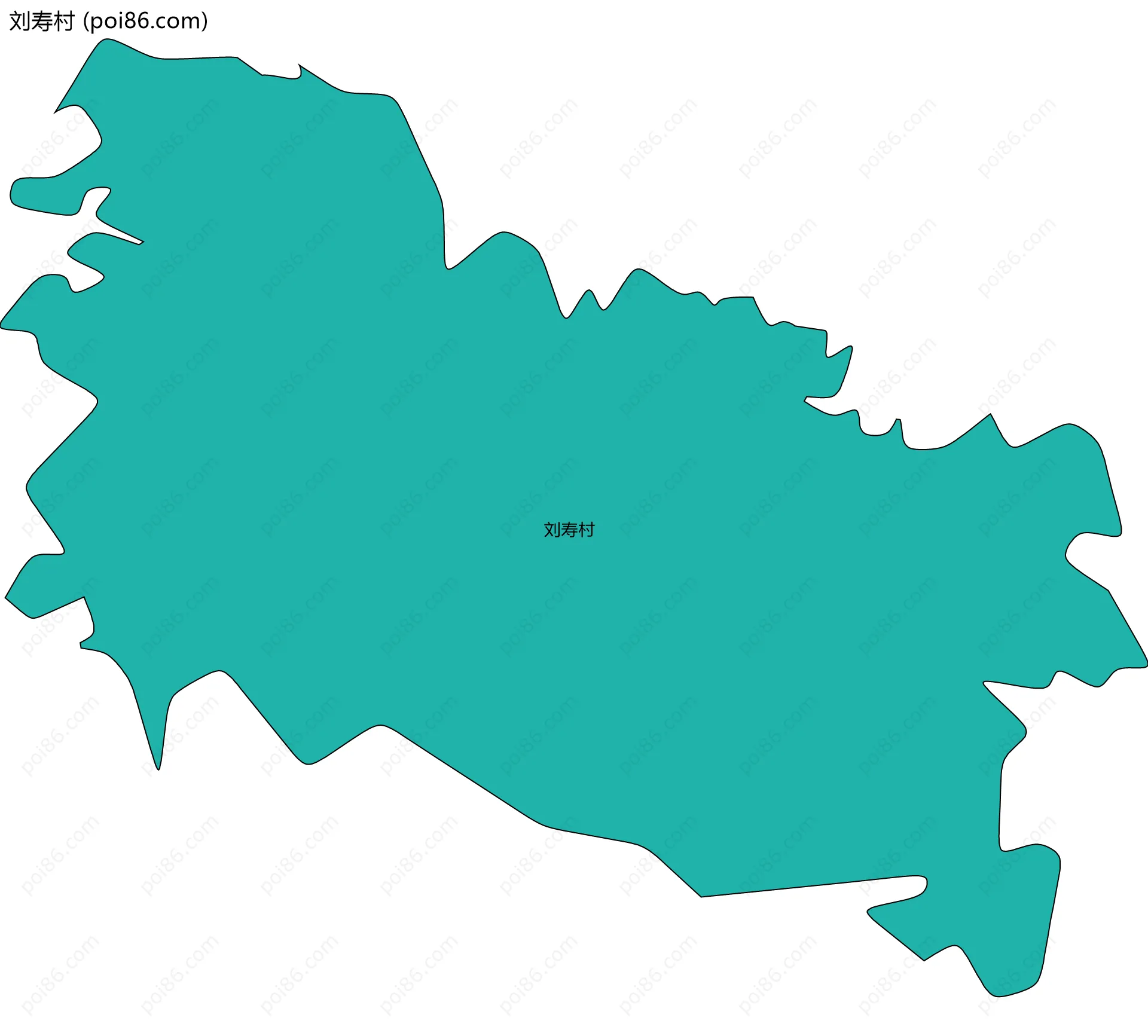 刘寿村边界地图