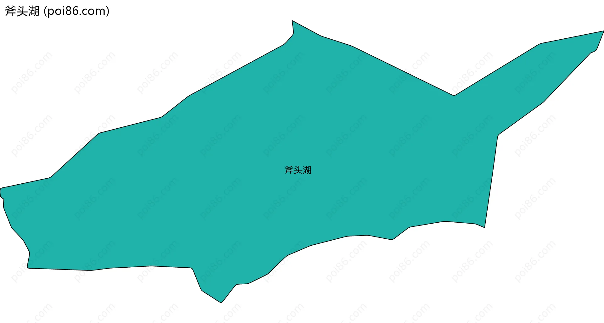 斧头湖边界地图