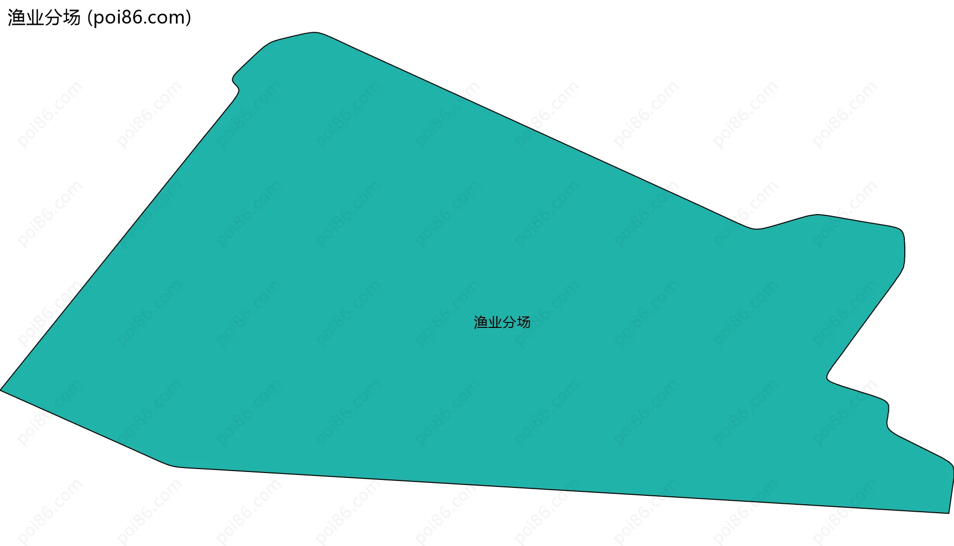 渔业分场边界地图