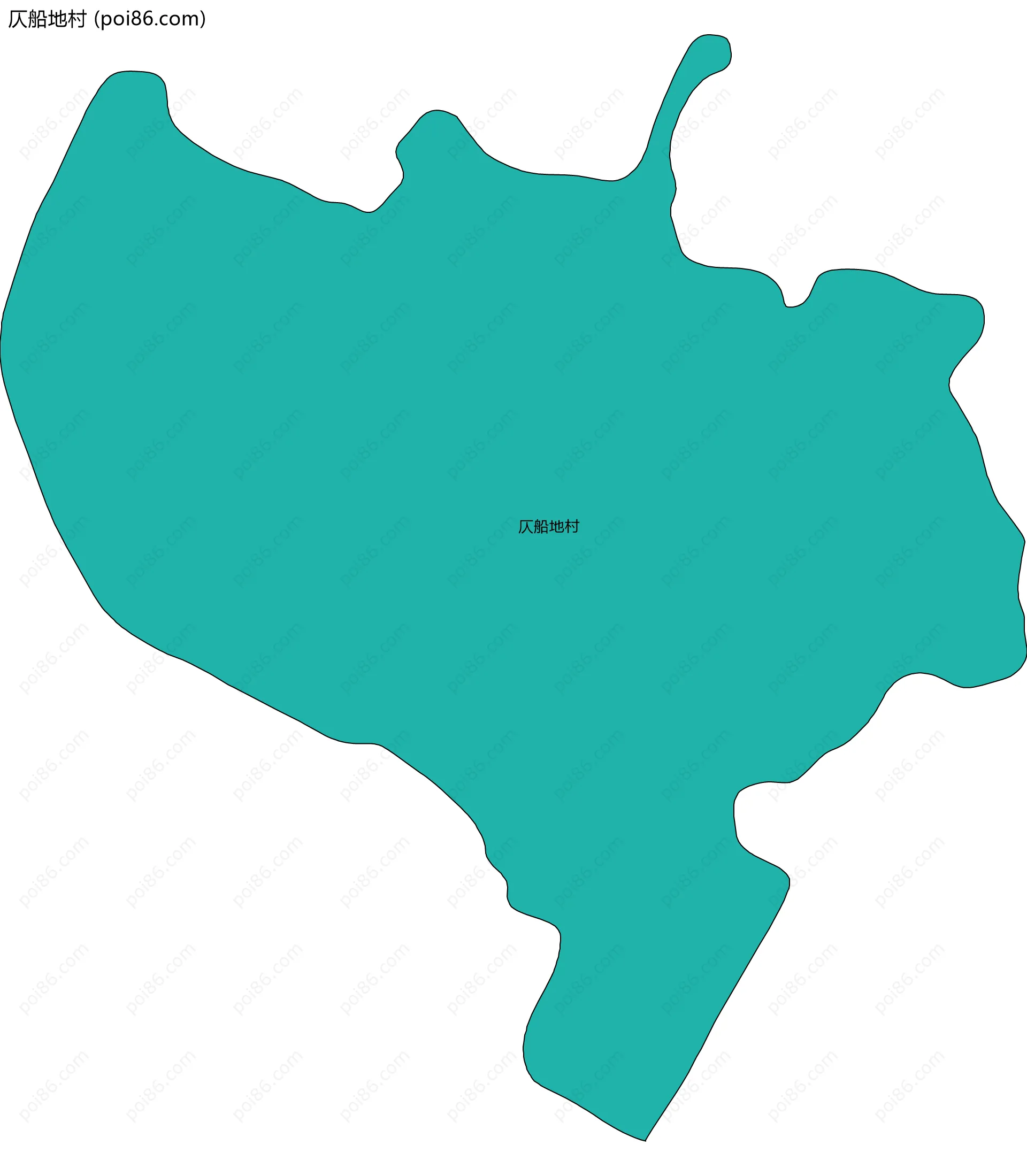 仄船地村边界地图